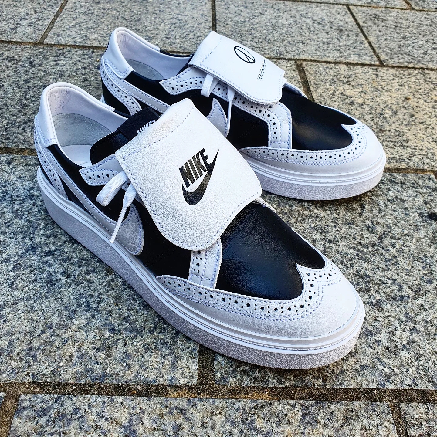 Nike x Peaceminusone Kwondo1 White 착용 스타일 - 3
