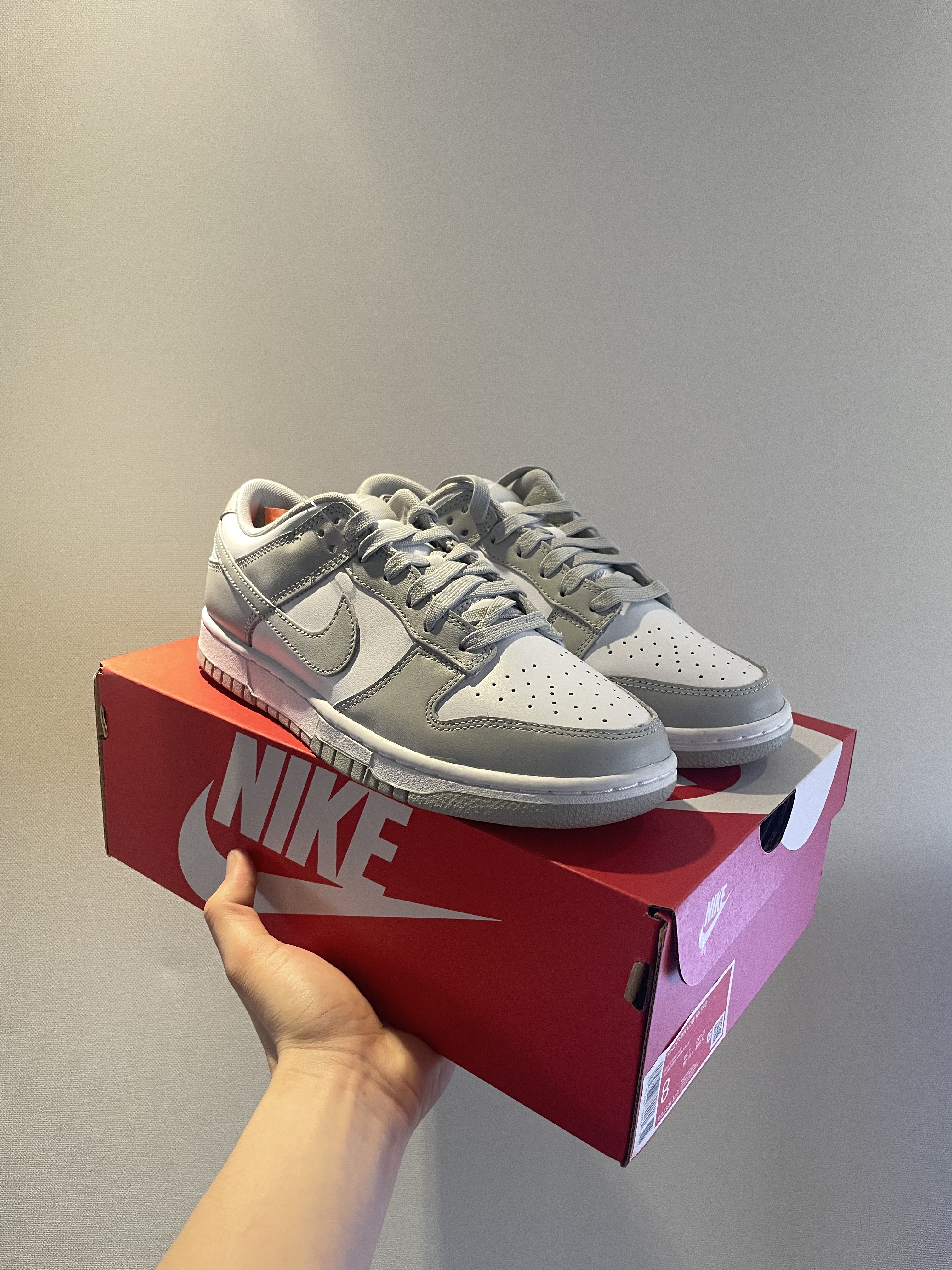 Nike Dunk Low Retro Grey Fog 착용 스타일 - 3