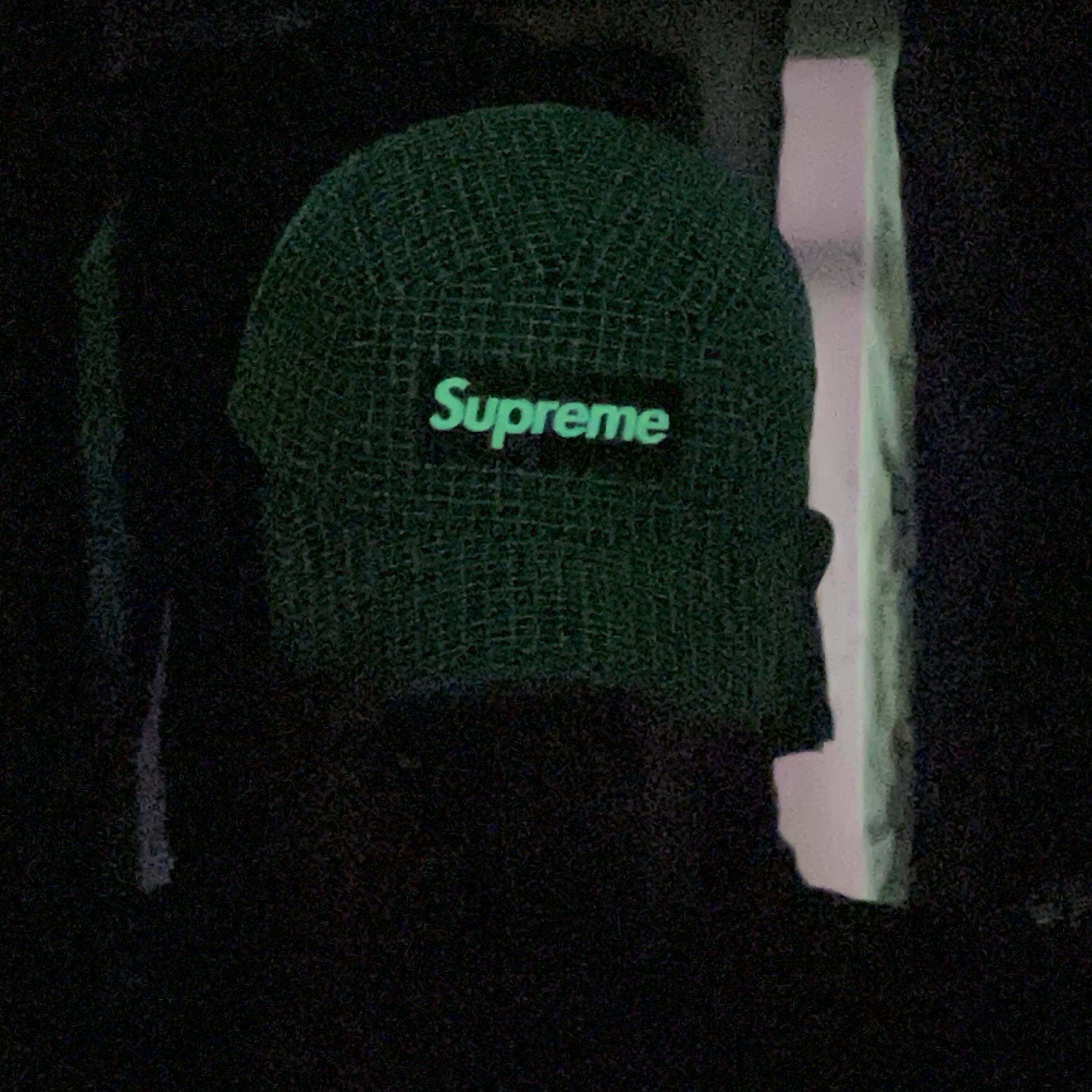 Supreme Glow Ripstop Camp Cap Grey - 22FW 착용 스타일