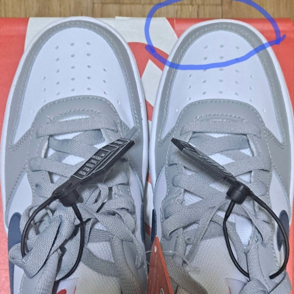 (GS) Nike Court Borough Low 2 Light Smoke Grey 착용 스타일