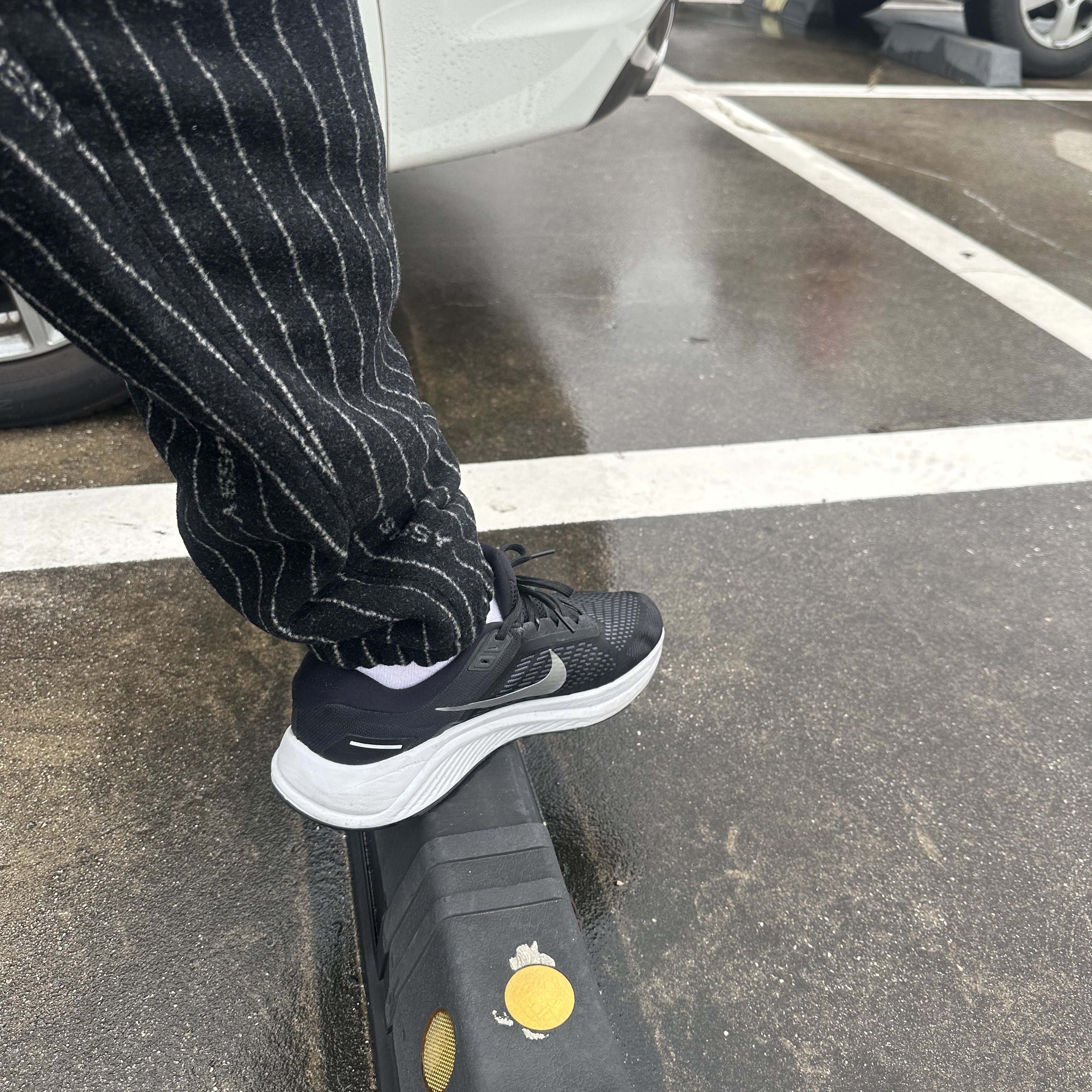 Nike x Stussy NRG Striped Wool Pants Black (DR4021-010) 착용 스타일 - 2