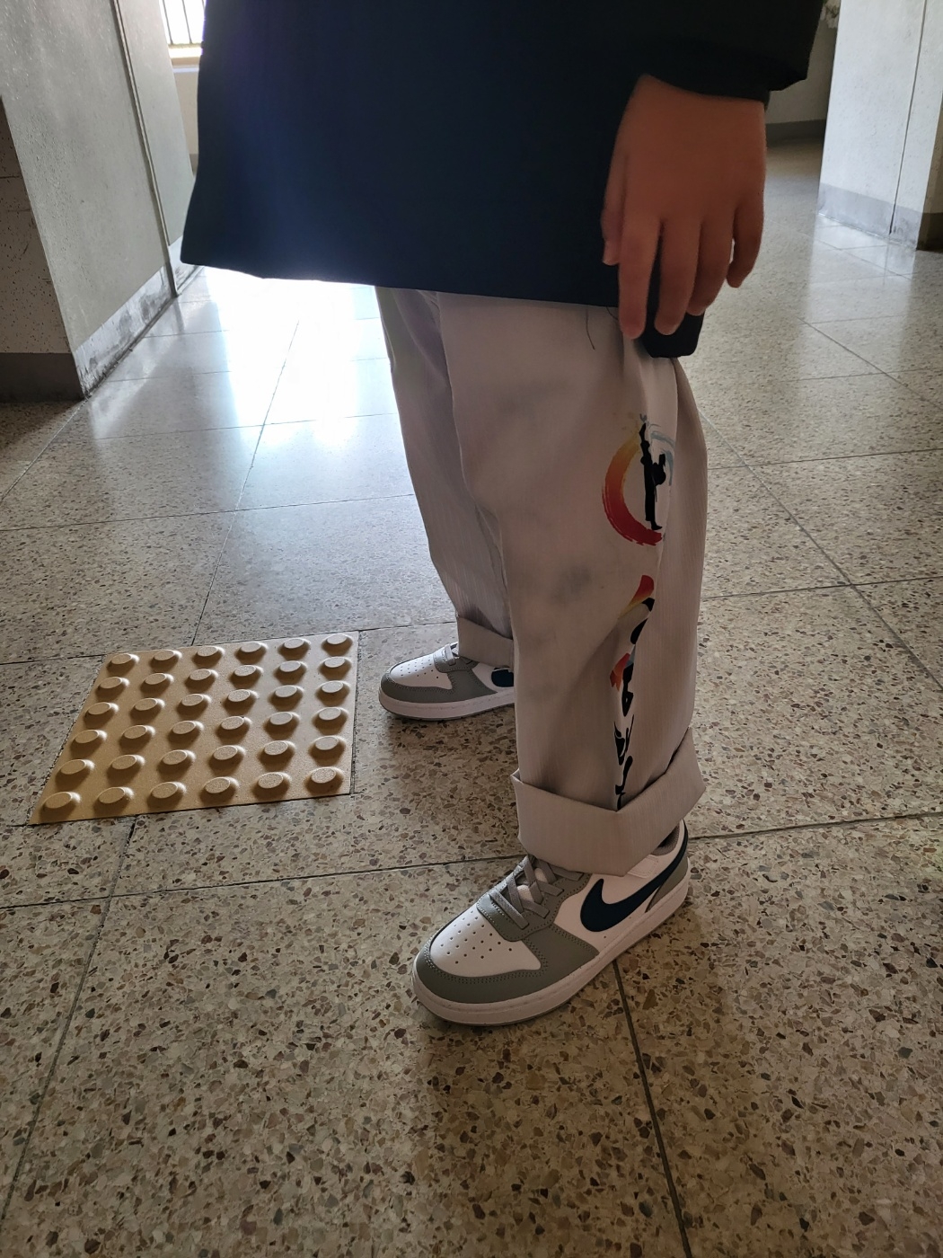(PS) Nike Court Borough Low 2 Light Smoke Grey 착용 스타일