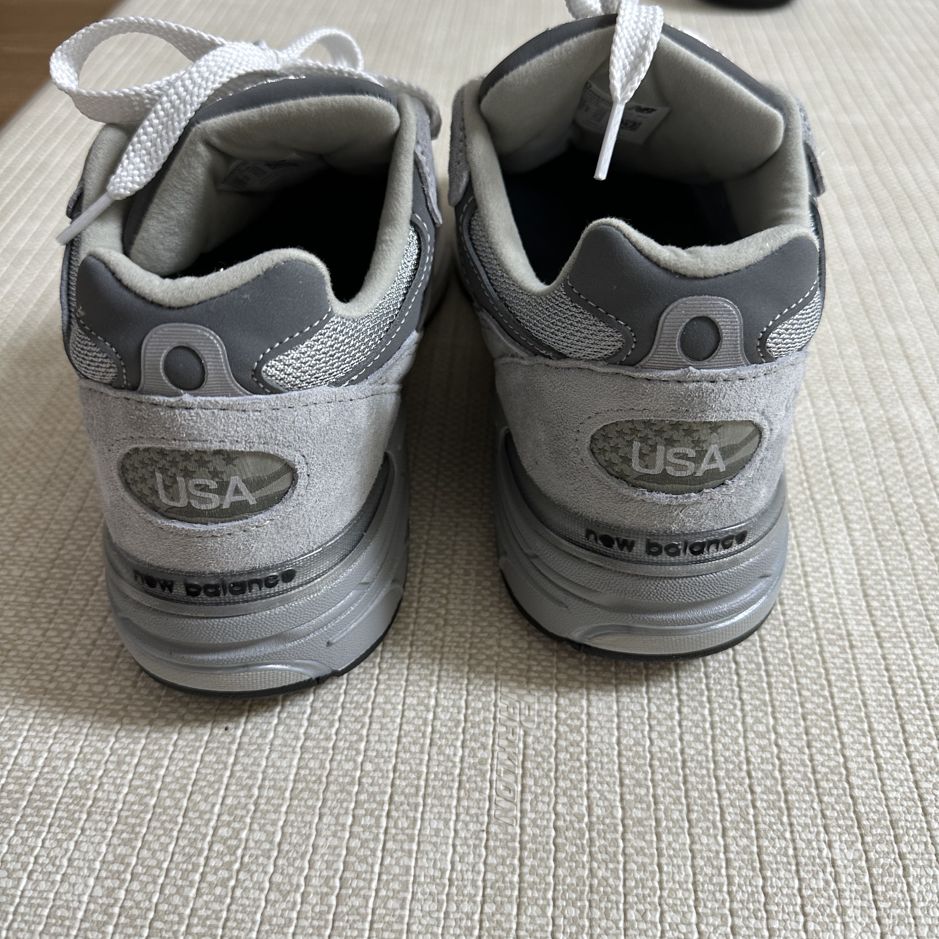 New Balance 993 Made in USA Grey - D Standard 착용 스타일 - 3