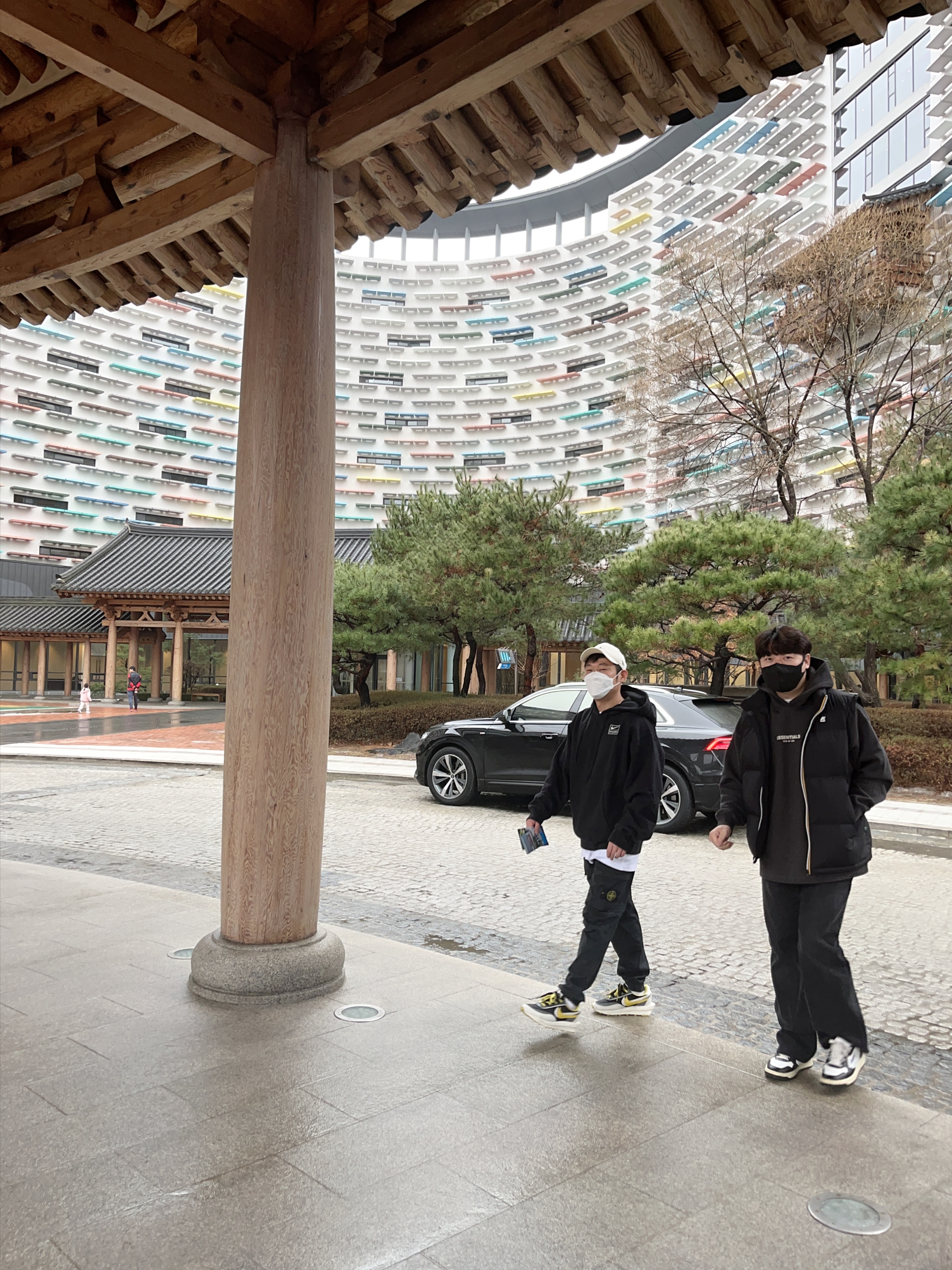 Nike x Stussy NRG RA Washed Pullover Hoodie Black (DN4028-010) 착용 스타일