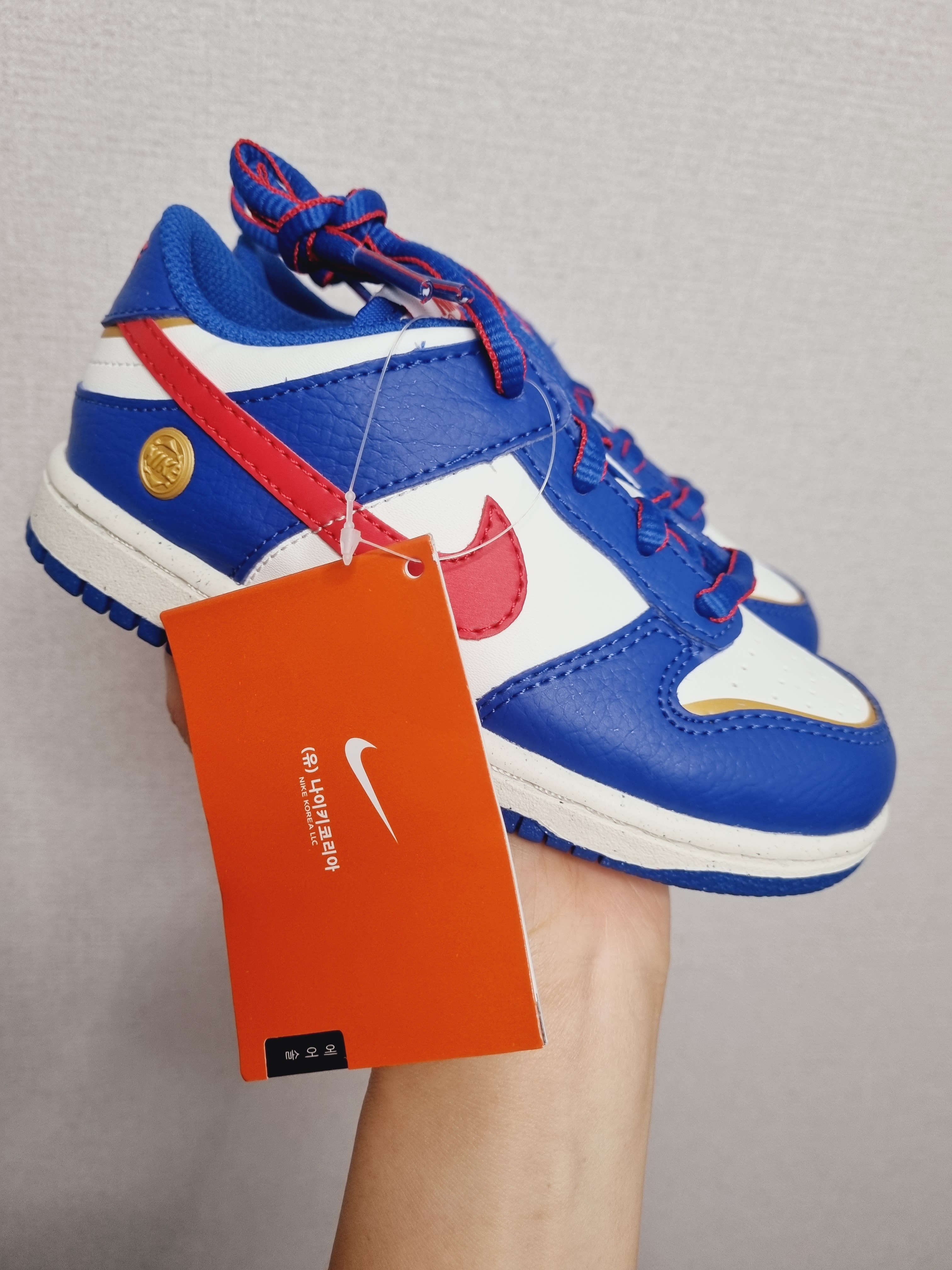 (TD) Nike Dunk Low Game Royal University Red 착용 스타일 - 3
