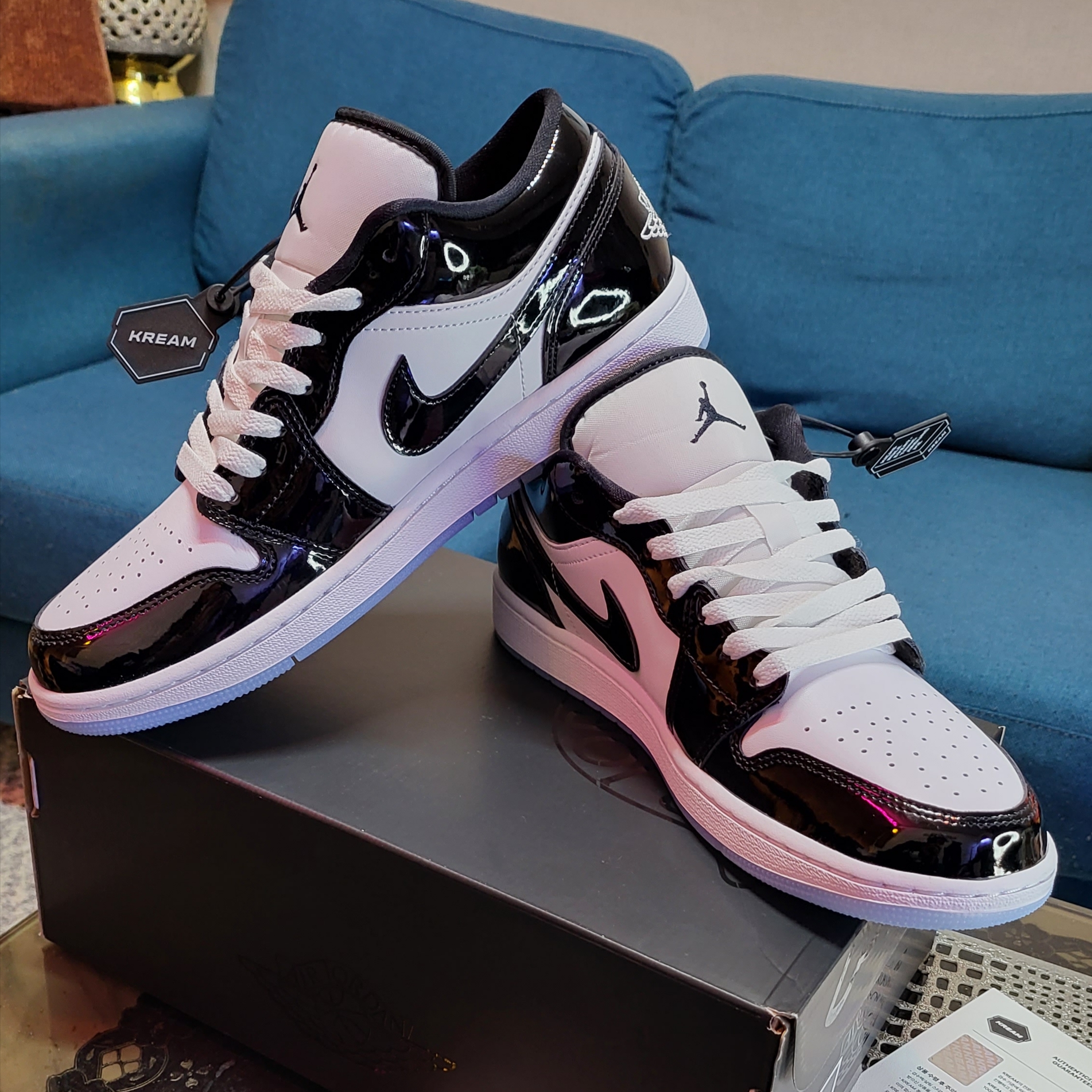 Jordan 1 Low SE Concord 착용 스타일 - 1