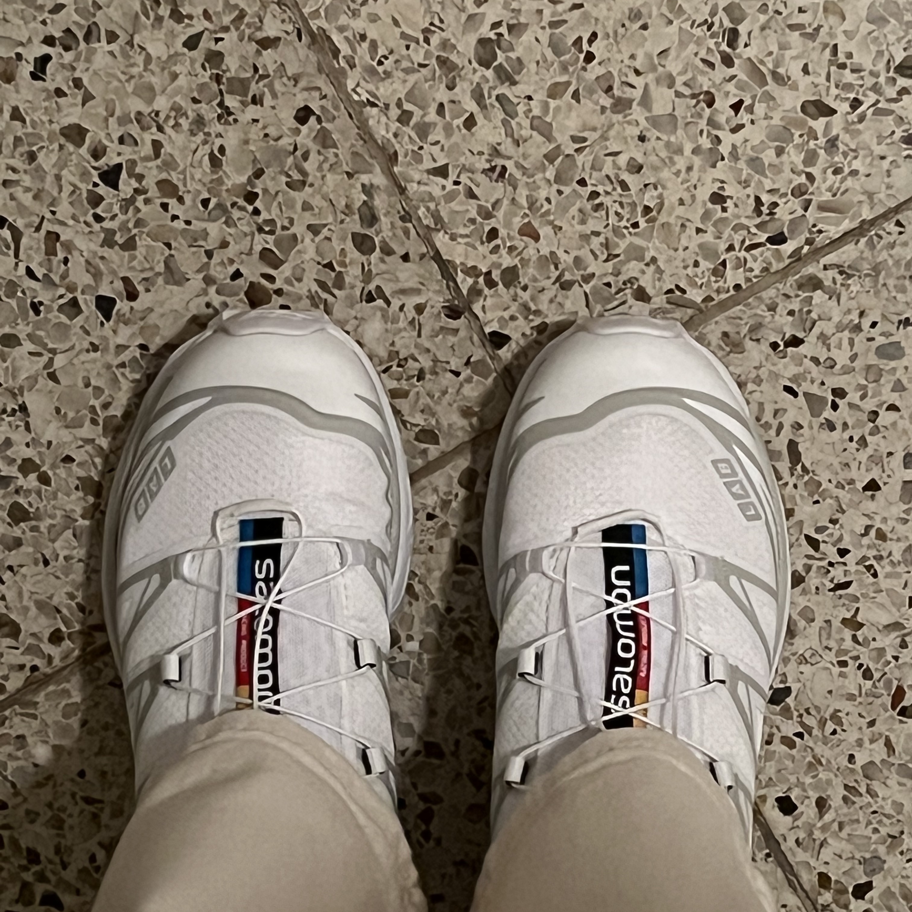 Salomon XT-6 ADV White 착용 스타일 - 2