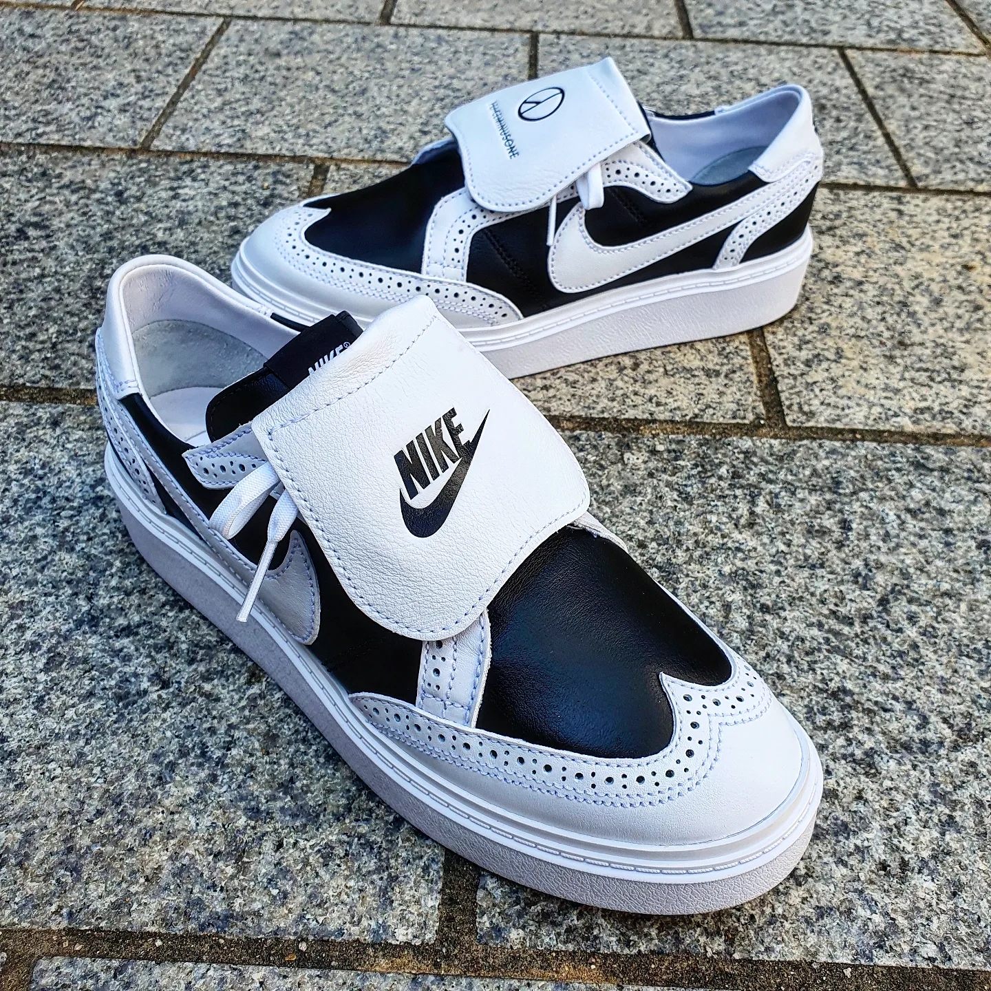 Nike x Peaceminusone Kwondo1 White 착용 스타일 - 2