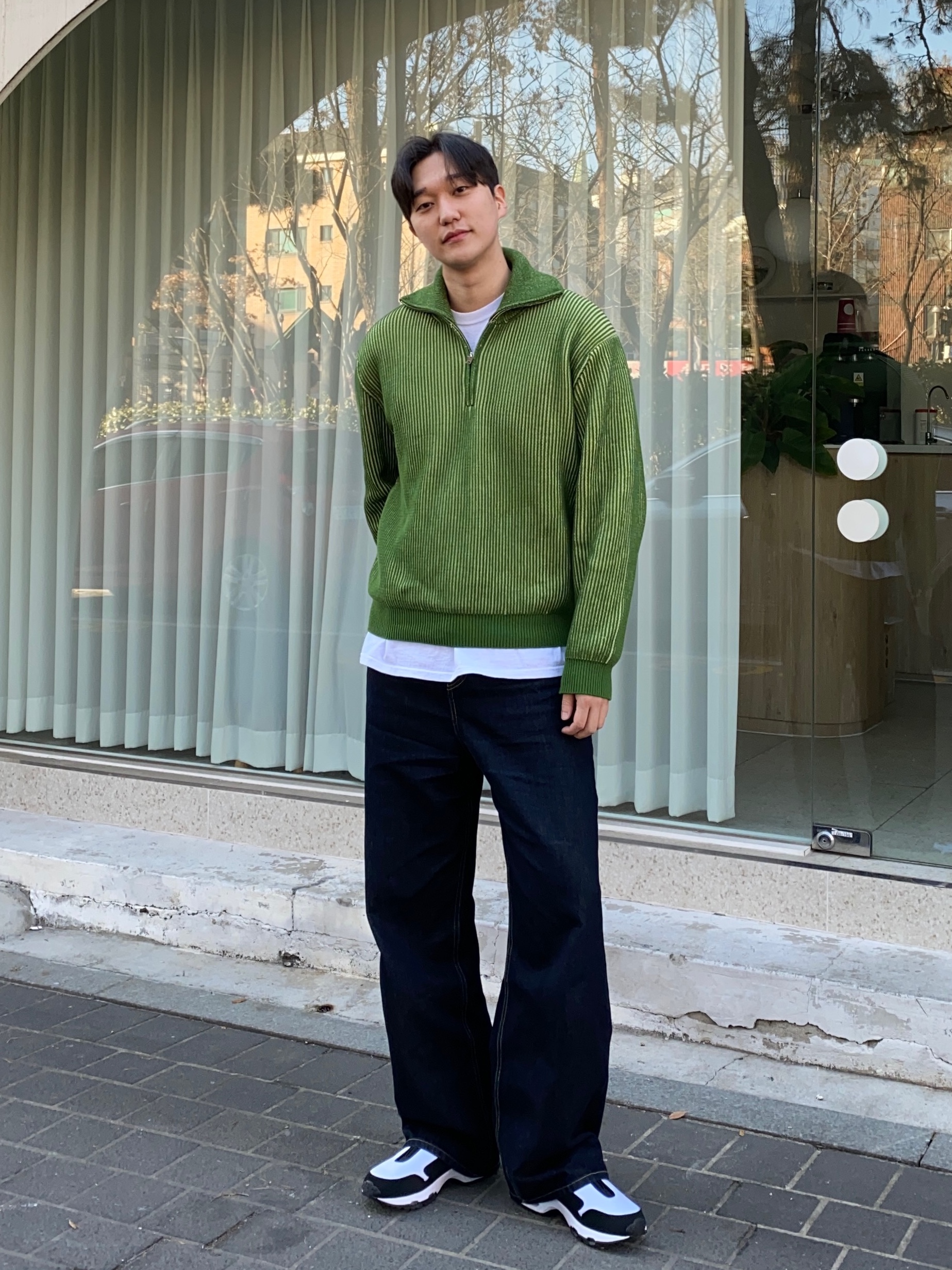 Nike x Comme des Garcons Homme Plus Air Max Sunder SP White Black 착용 스타일 - 2