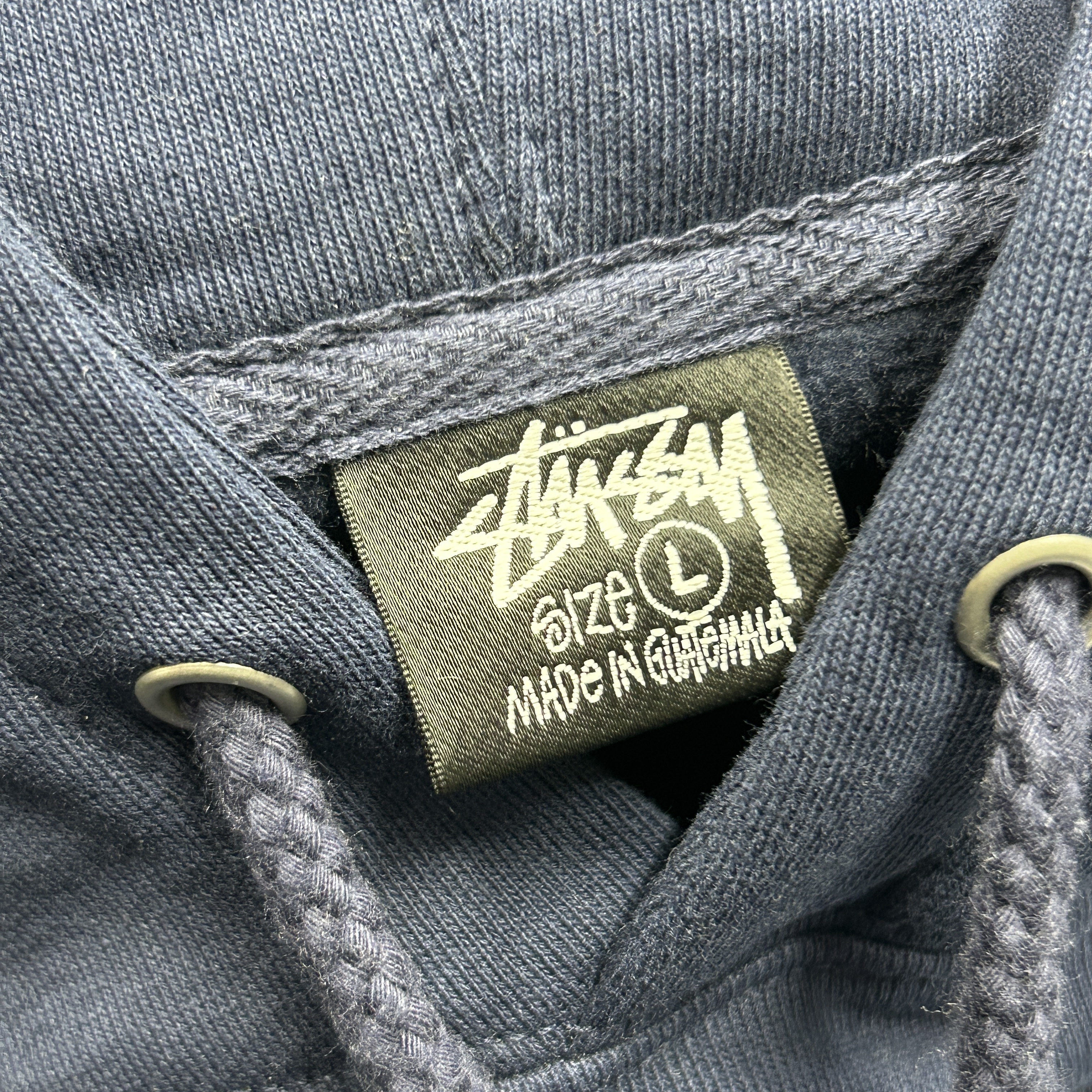 Stussy Basic Stussy Hoodie Navy 2021 착용 스타일 - 1