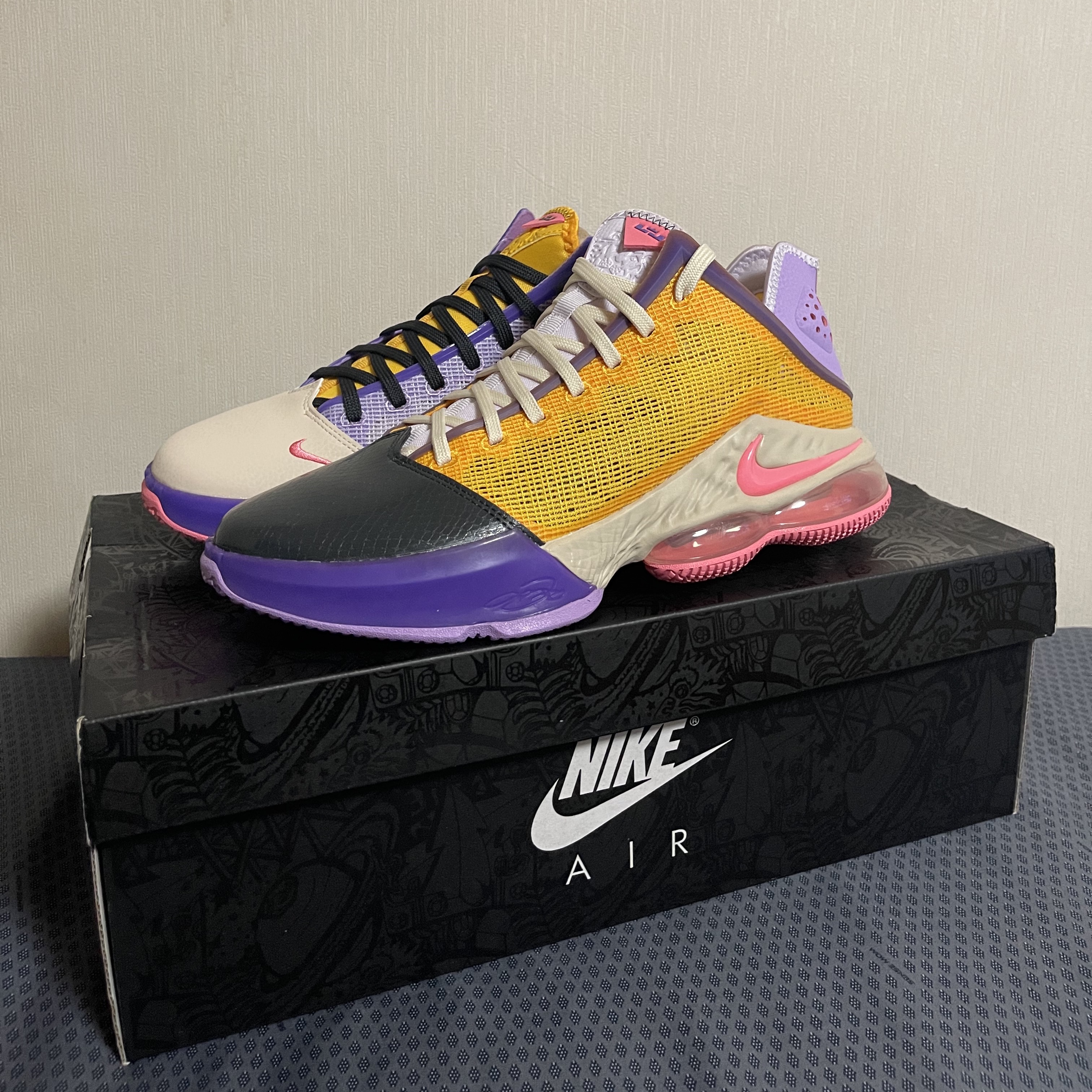Nike LeBron XIX Low Lilac 착용 스타일 - 1