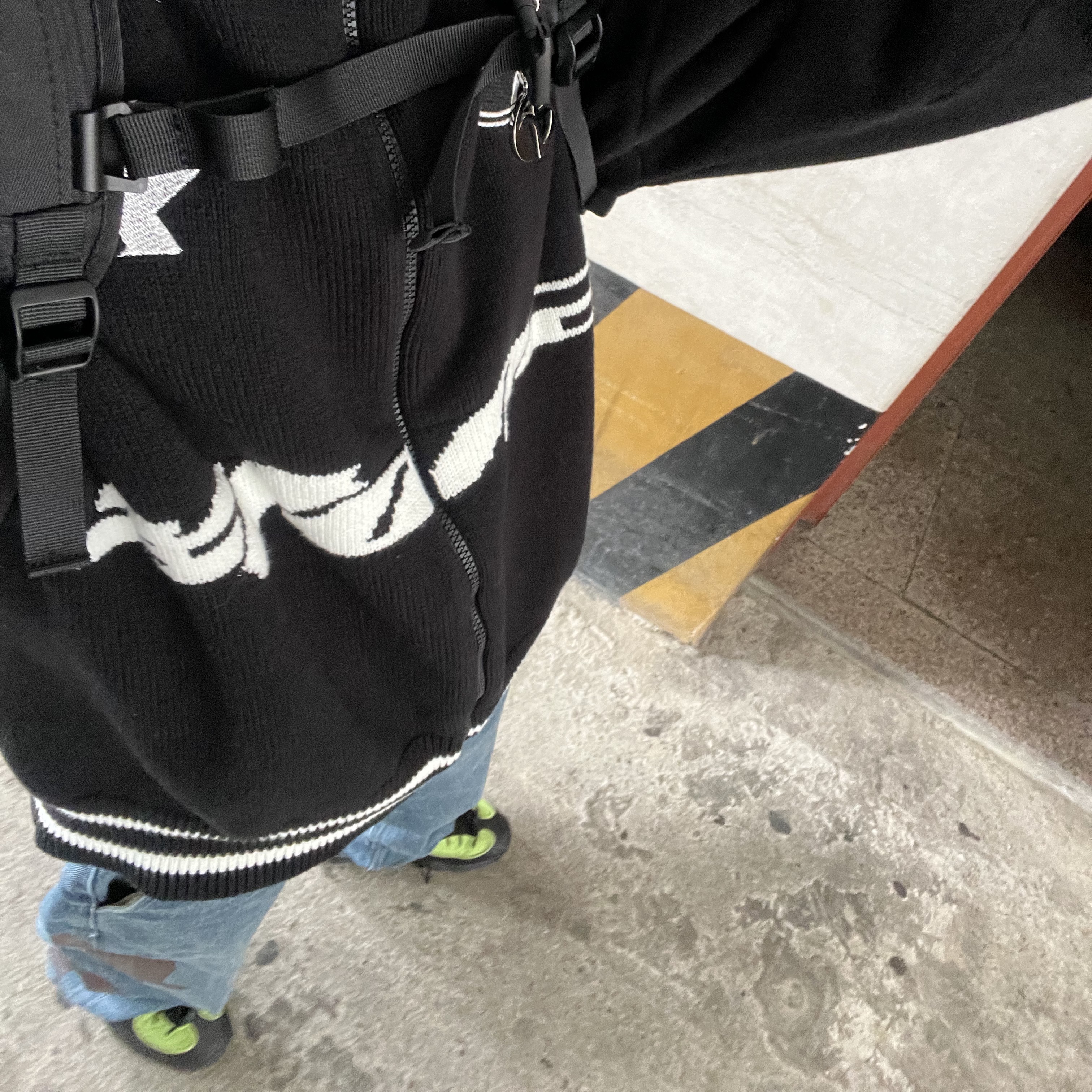 Nike x Stussy Air Penny II Vivid Green and Black 착용 스타일 - 1