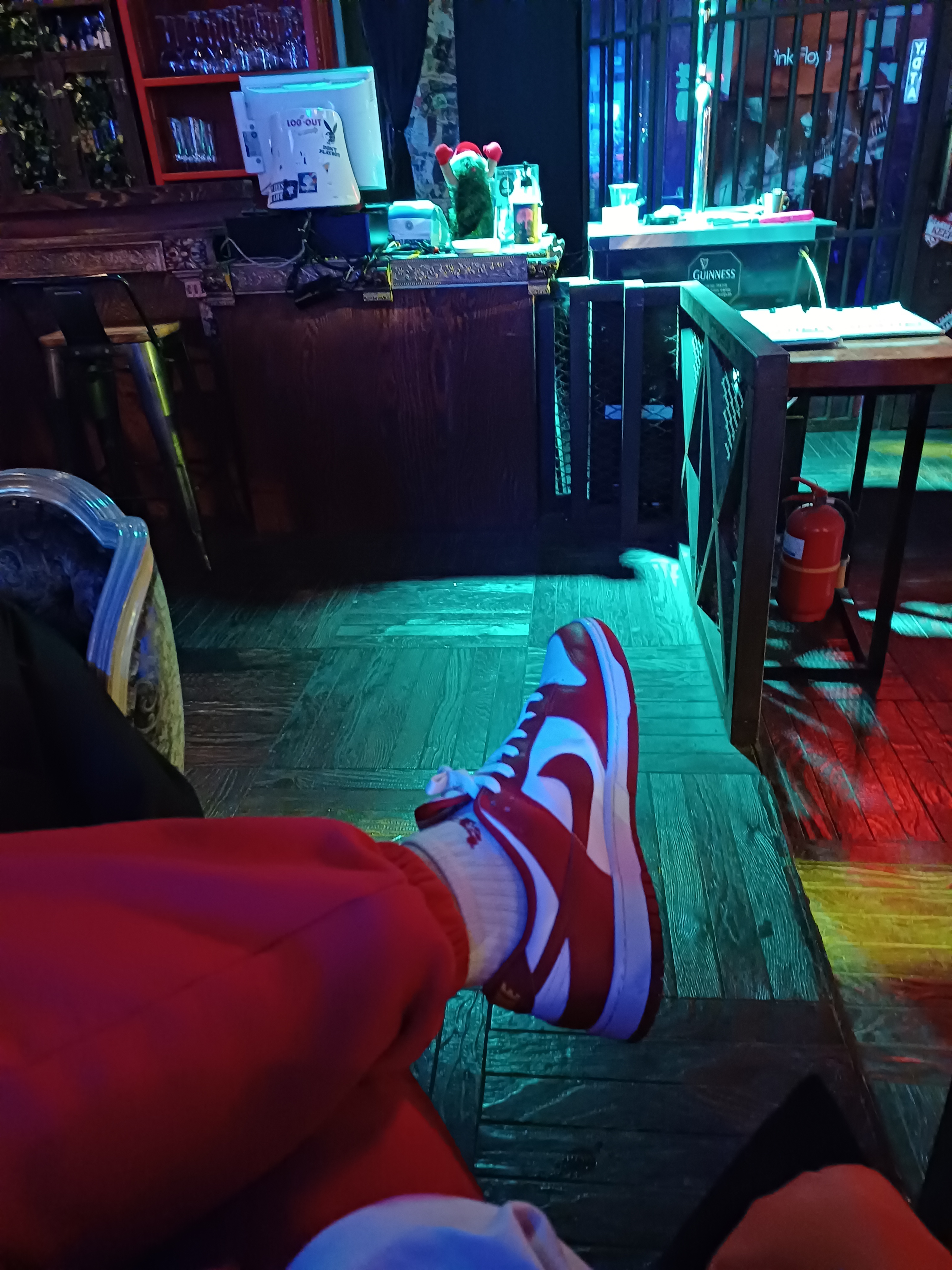 Nike Dunk Low Retro Gym Red 착용 스타일 - 3