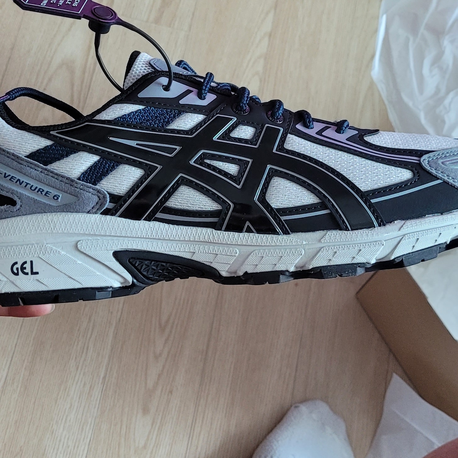 Asics Gel-Venture 6 SPS Glacier Grey 착용 스타일