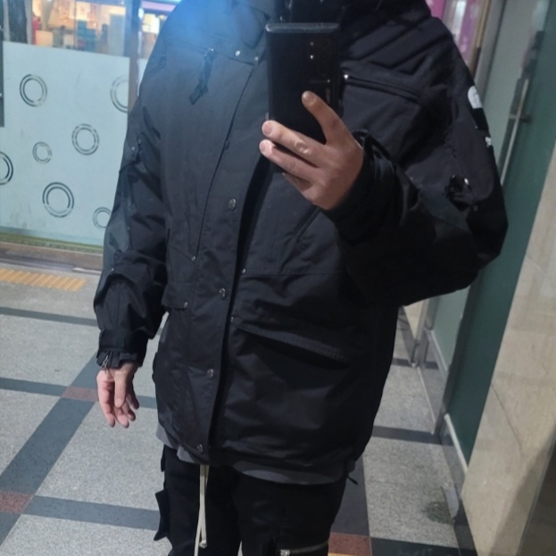 Supreme x The North Face Steep Tech Apogee Jacket Black - 22FW 착용 스타일