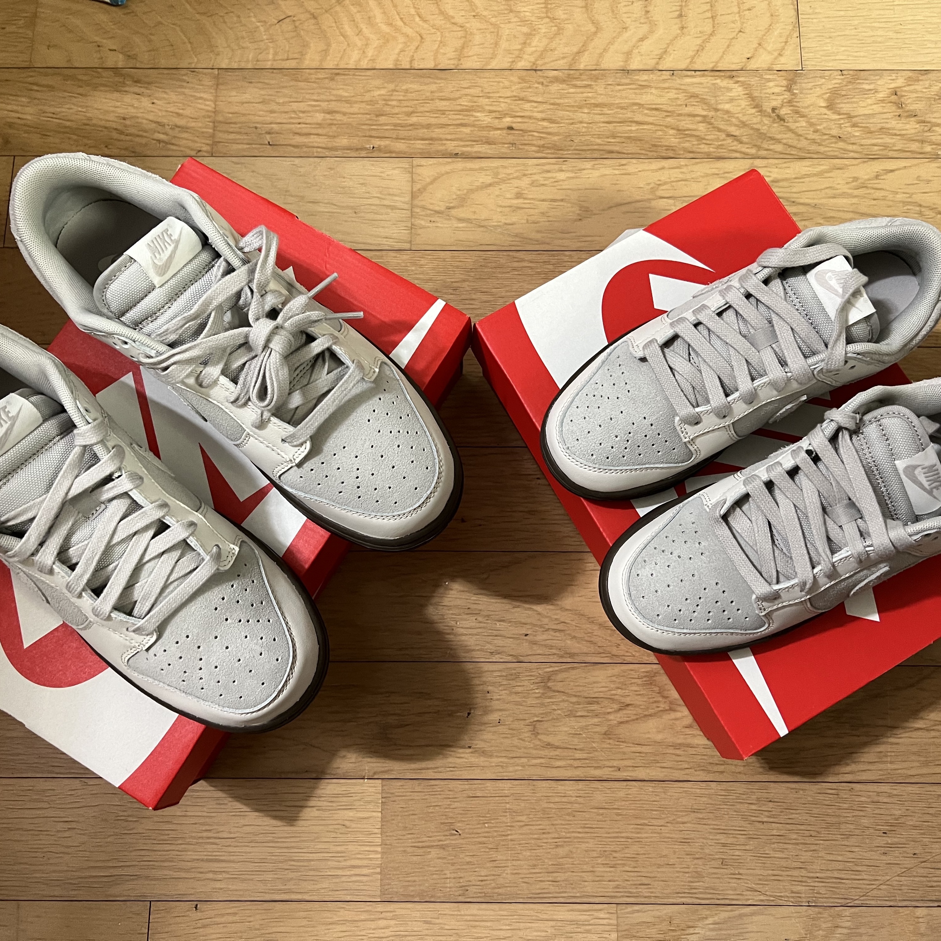Nike Dunk Low Ironstone Phantom 착용 스타일 - 2