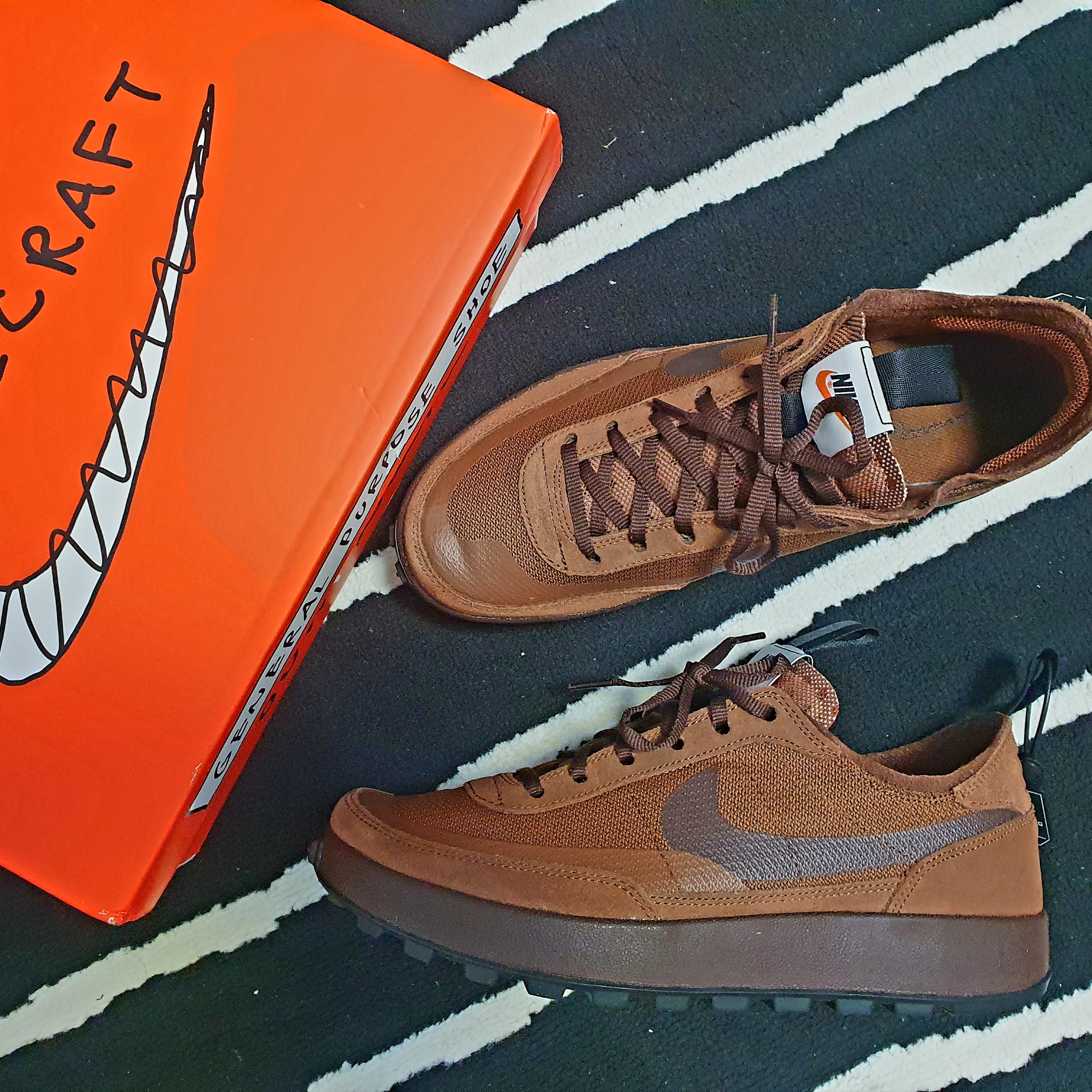 Nike x Tom Sachs General Purpose Shoe Brown 착용 스타일 - 1
