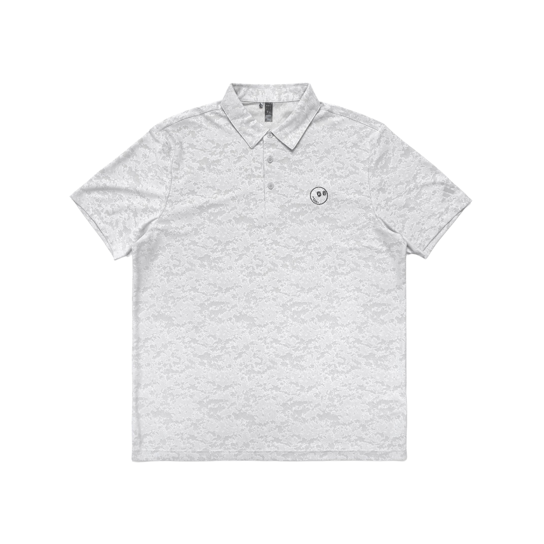 Malbon Golf x Adidas Textured Polo White Grey Two 상세 이미지 1