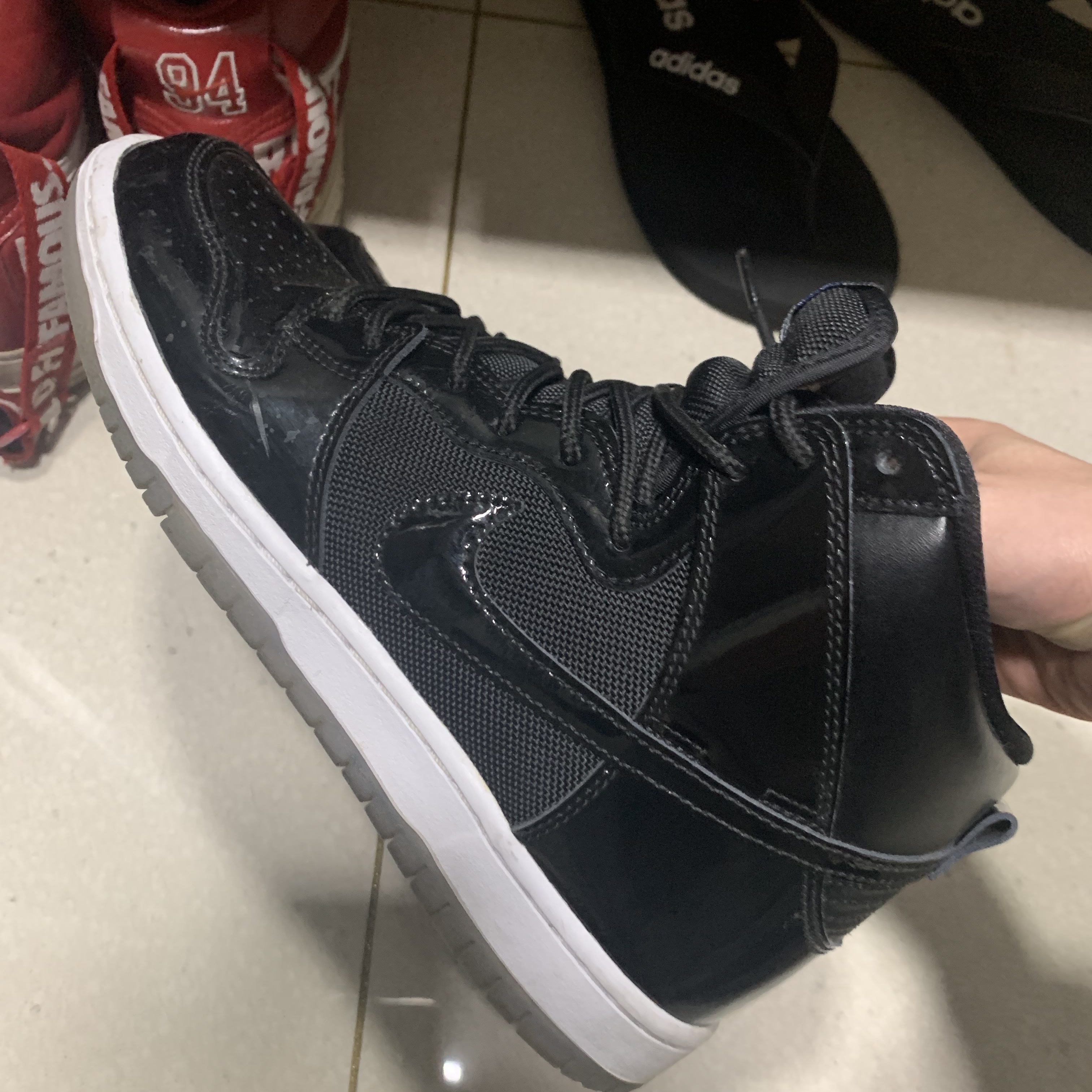 Nike SB Dunk High Space Jam 착용 스타일 - 2