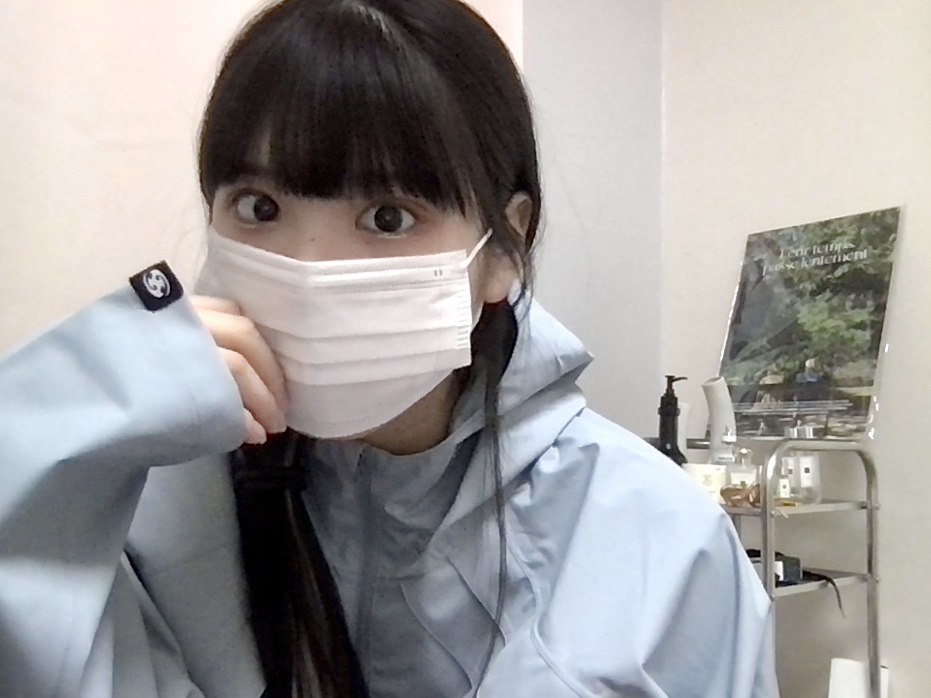 Sansan Gear Windblock Jacket Sky Blue - 22FW 착용 스타일