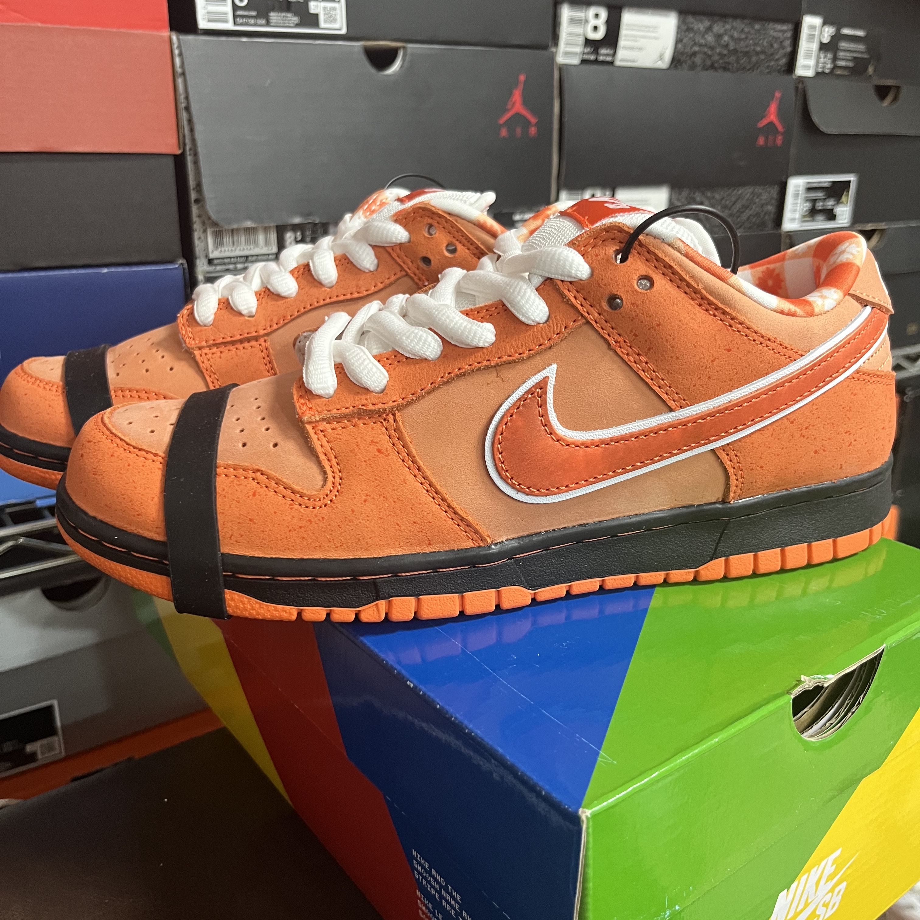 Nike x Concepts SB Dunk Low Orange Lobster (Regular Box) 착용 스타일