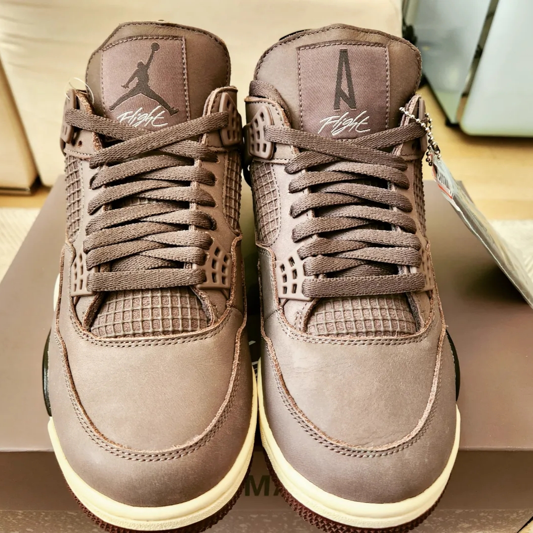 Jordan 4 x A Ma Maniere Retro Violet Ore 착용 스타일 - 3