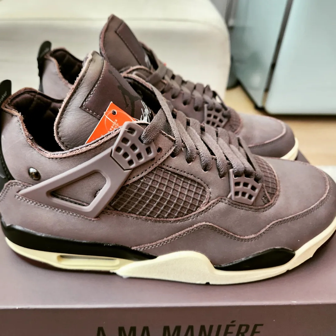 Jordan 4 x A Ma Maniere Retro Violet Ore 착용 스타일 - 1