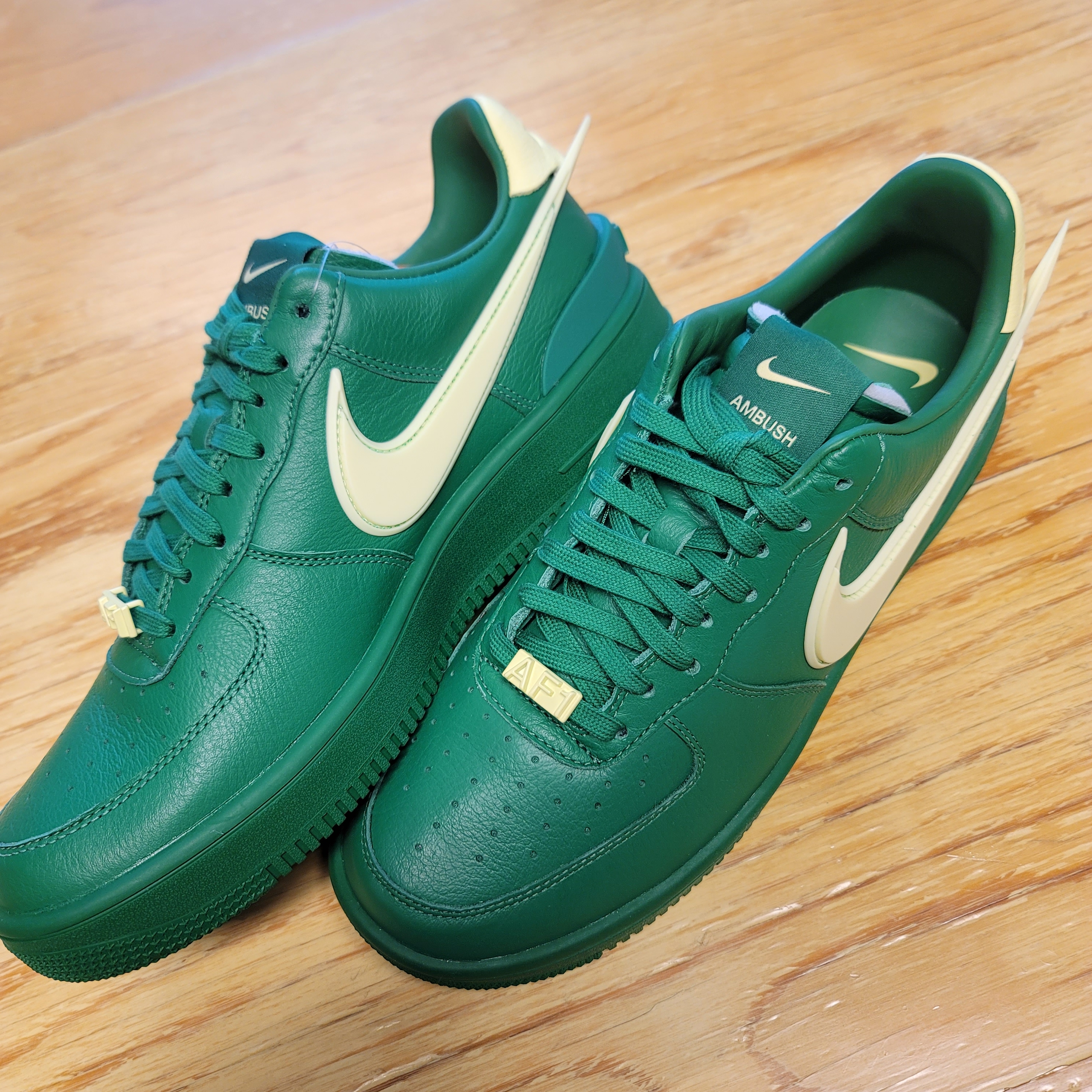 Nike x Ambush Air Force 1 Low SP Pine Green and Citron 착용 스타일
