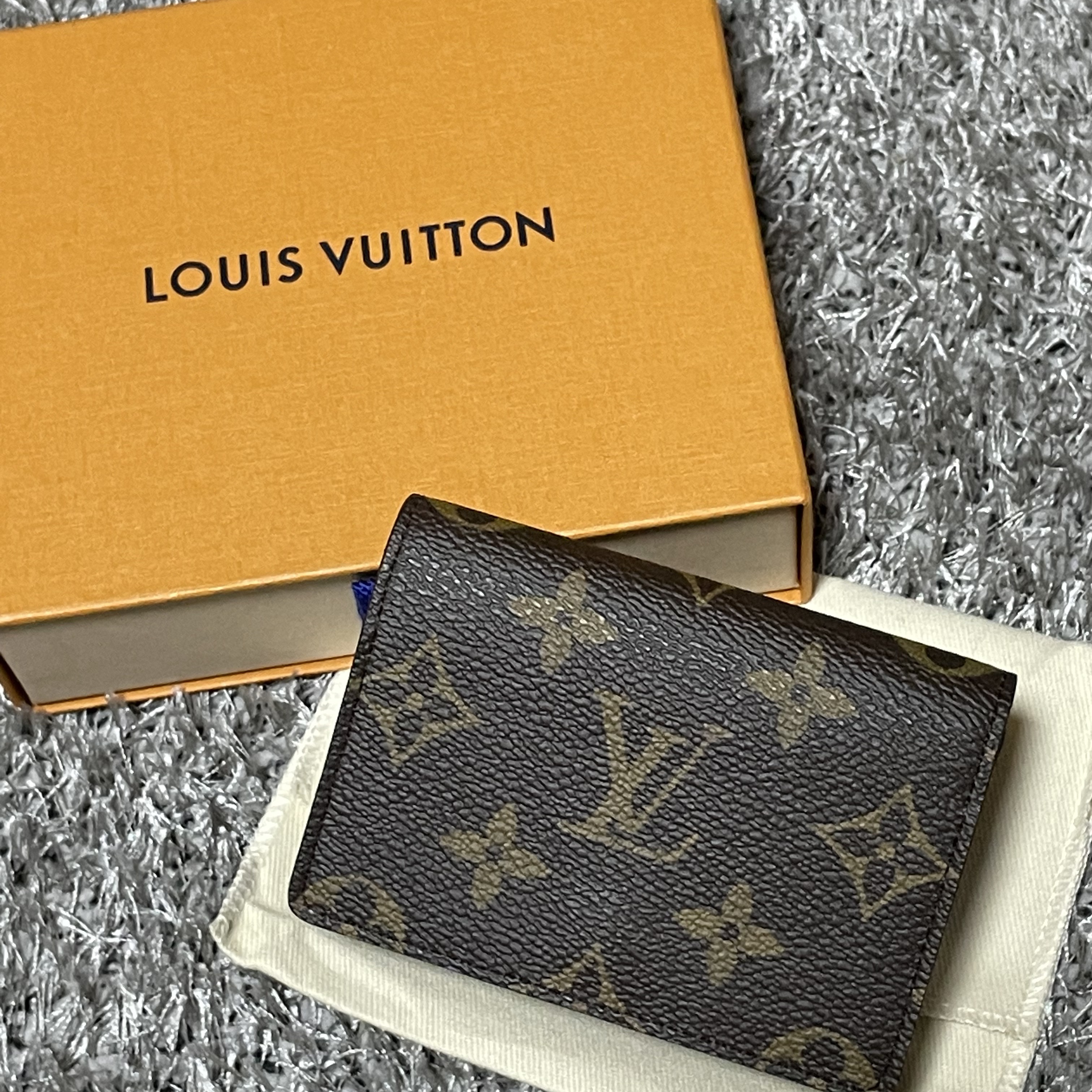 Louis Vuitton Envelope Business Card Holder Monogram 착용 스타일