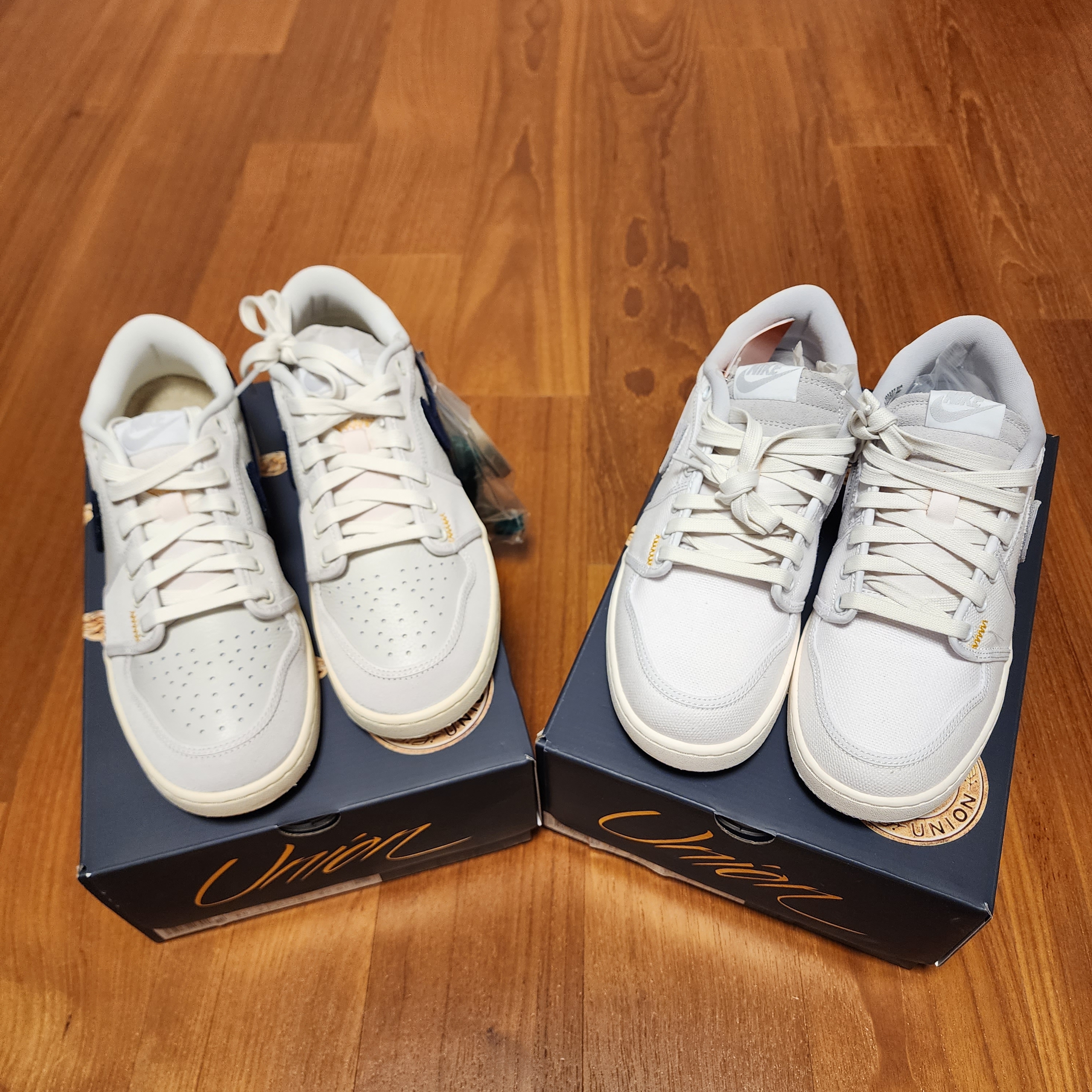 Jordan 1 x Union KO Low Sail Neutral Grey 착용 스타일 - 3