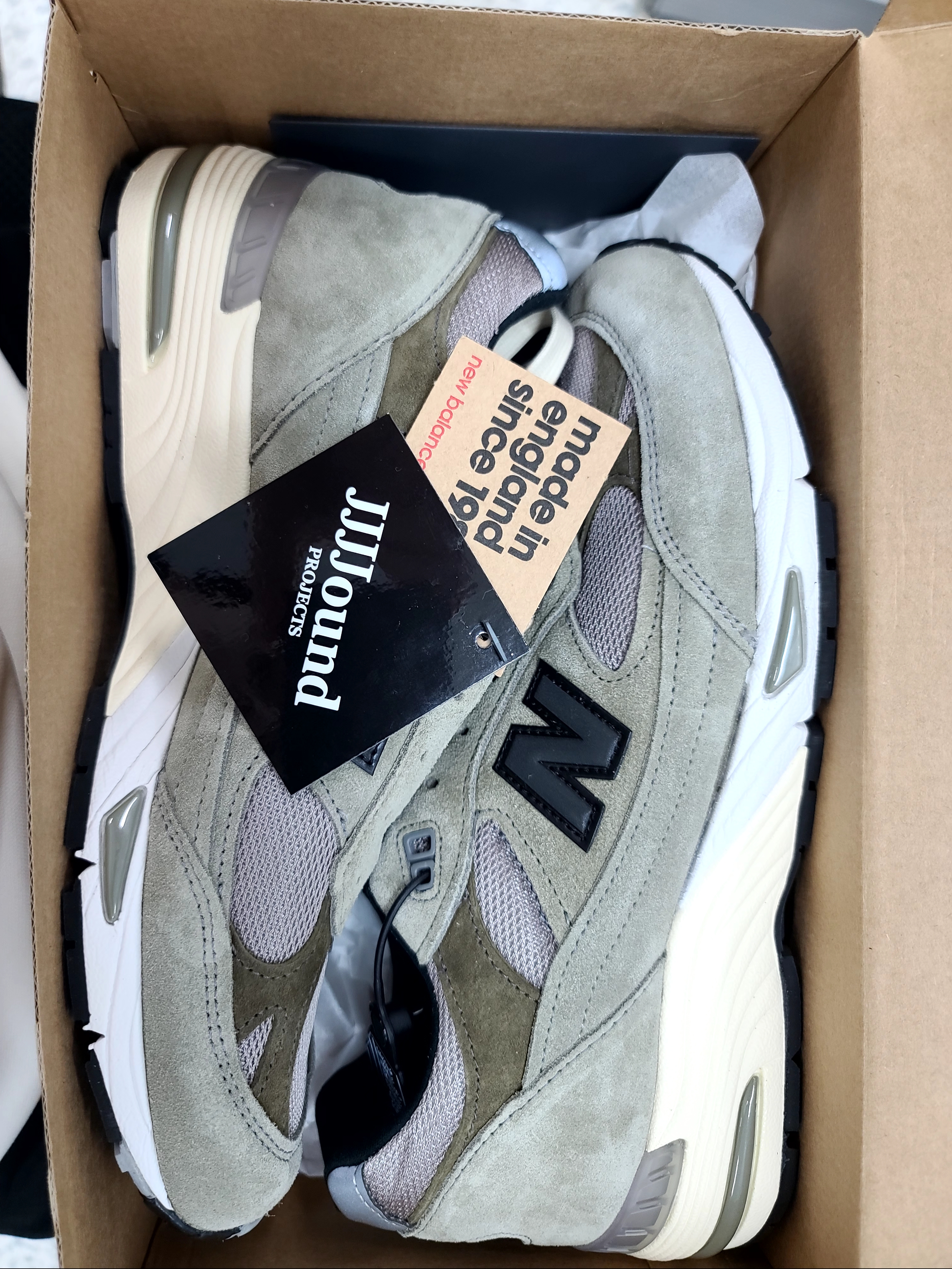 New Balance x JJJJound 991 Made in UK Grey 착용 스타일
