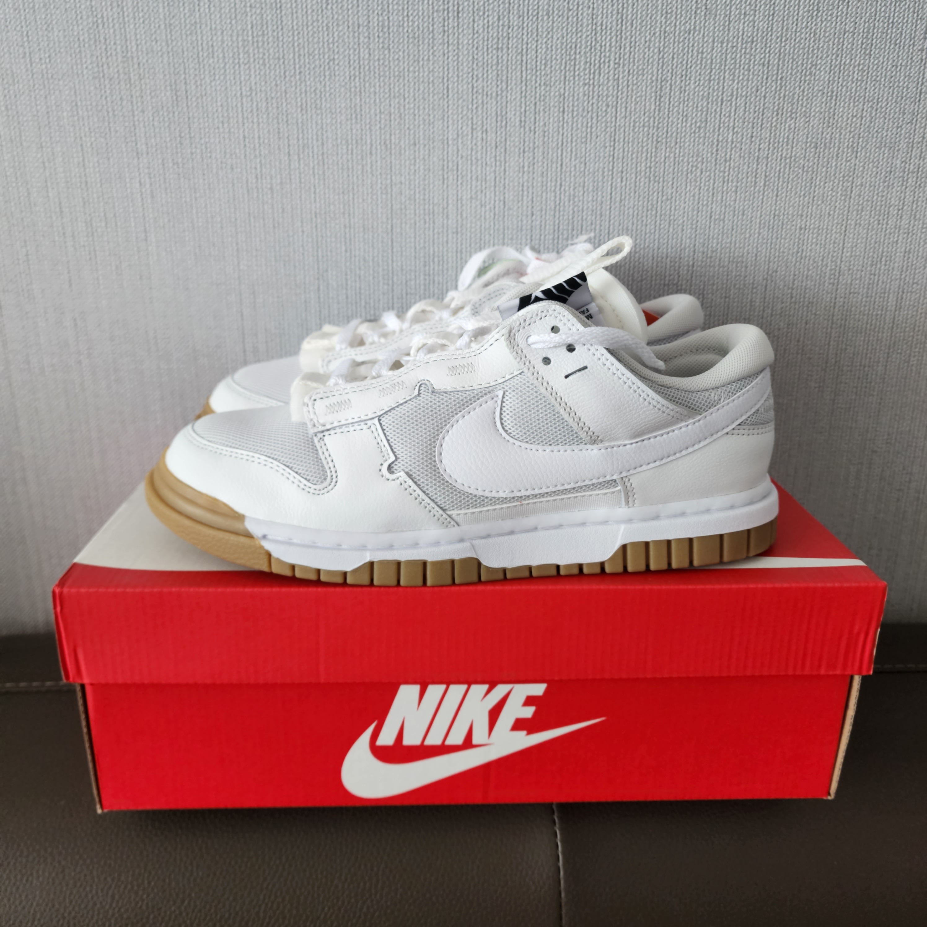 Nike Air Dunk Jumbo Photon Dust 착용 스타일 - 1