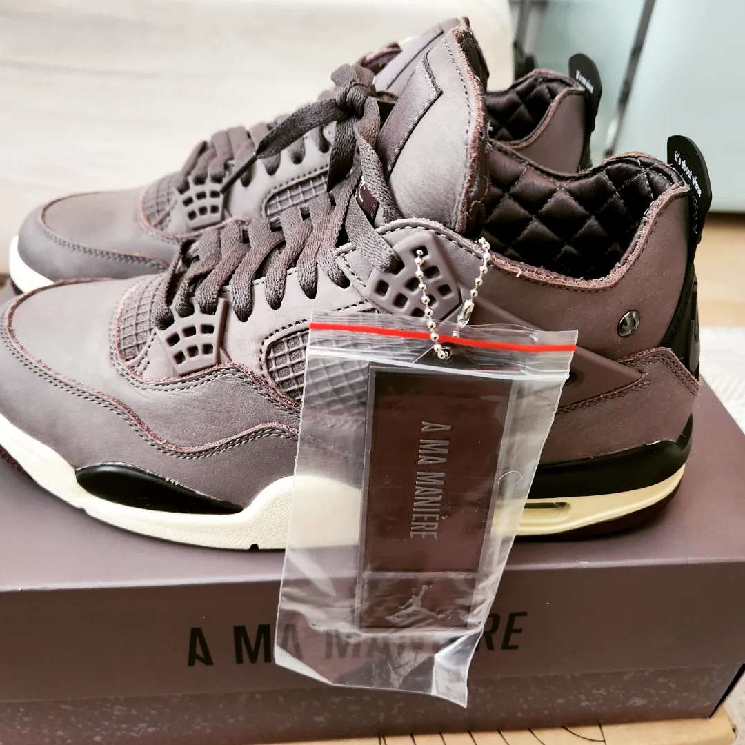 Jordan 4 x A Ma Maniere Retro Violet Ore 착용 스타일 - 2