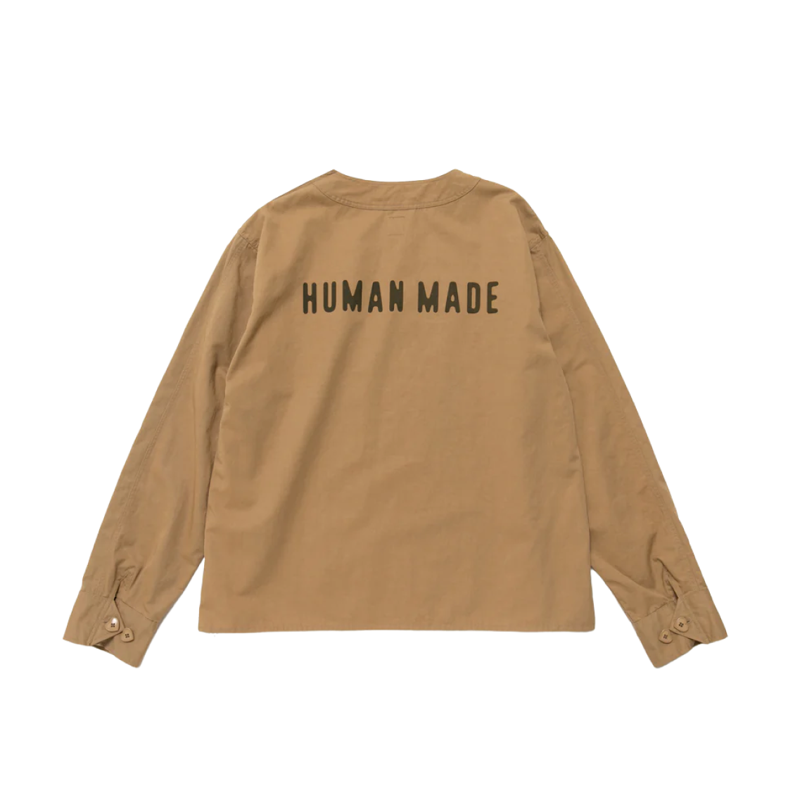 Human Made Pullover L/S Shirt Beige 상세 이미지 2