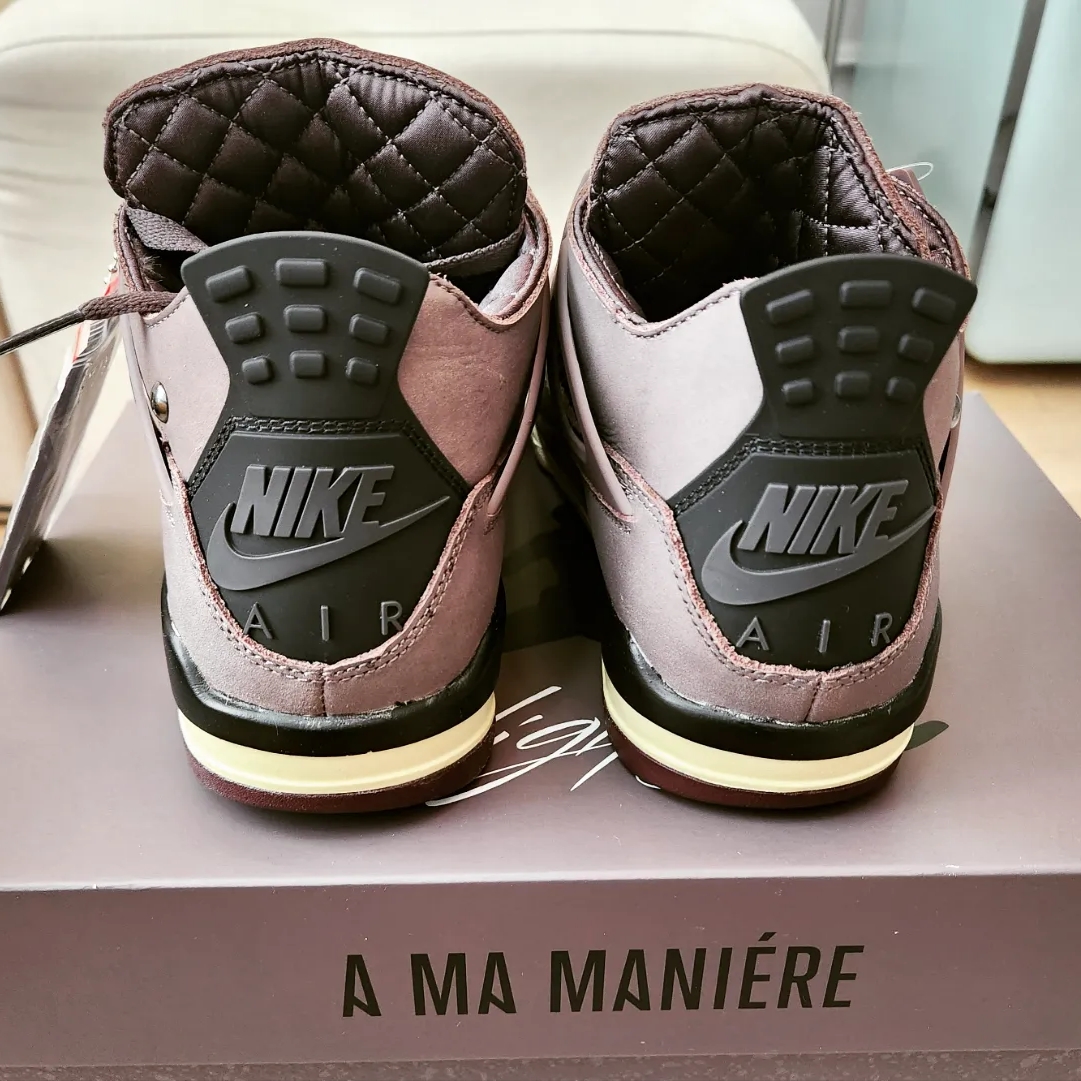 Jordan 4 x A Ma Maniere Retro Violet Ore 착용 스타일 - 5