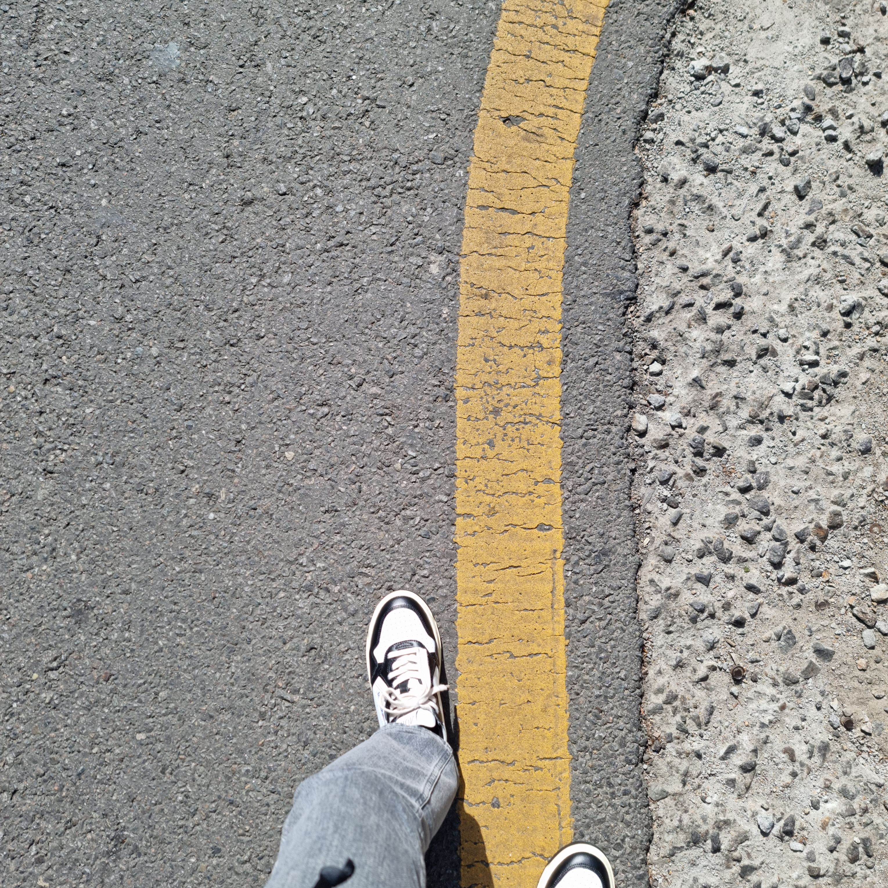 Autry Medalist Low Leather Sneakers Black White 착용 스타일