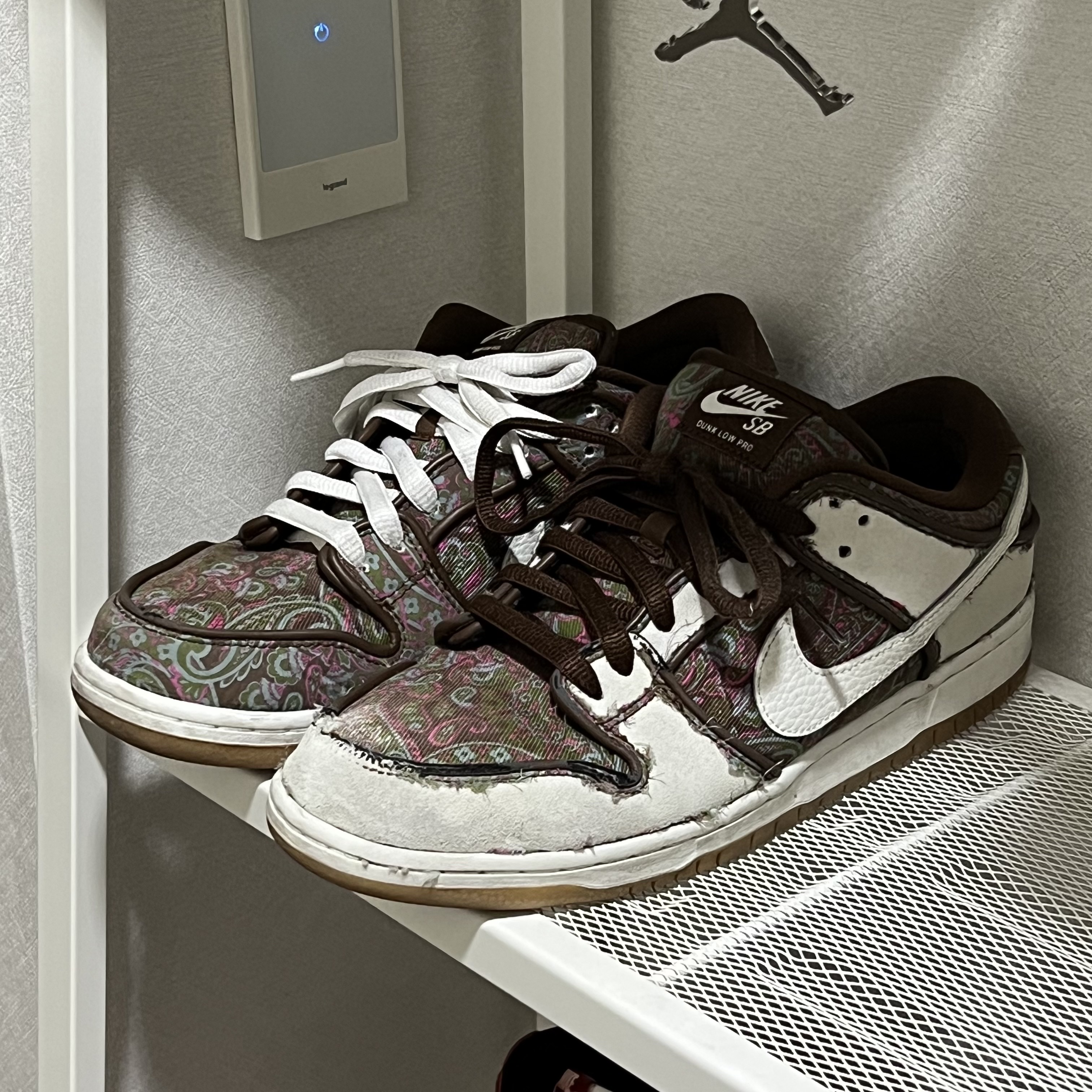 Nike SB Dunk Low Pro Premium Paisley 착용 스타일 - 2