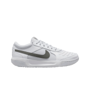 (W) Nike Court Air Zoom Lite 3 White Football Grey