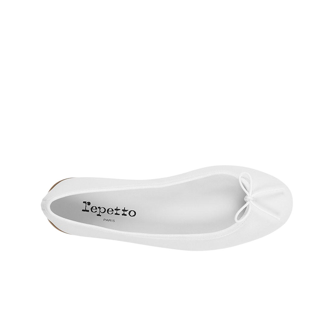 (W) 레페토 산드리옹 나파 카프스킨 발레리나 화이트((W) Repetto Cendrillon Nappa Calfskin Ballerinas White) - 2