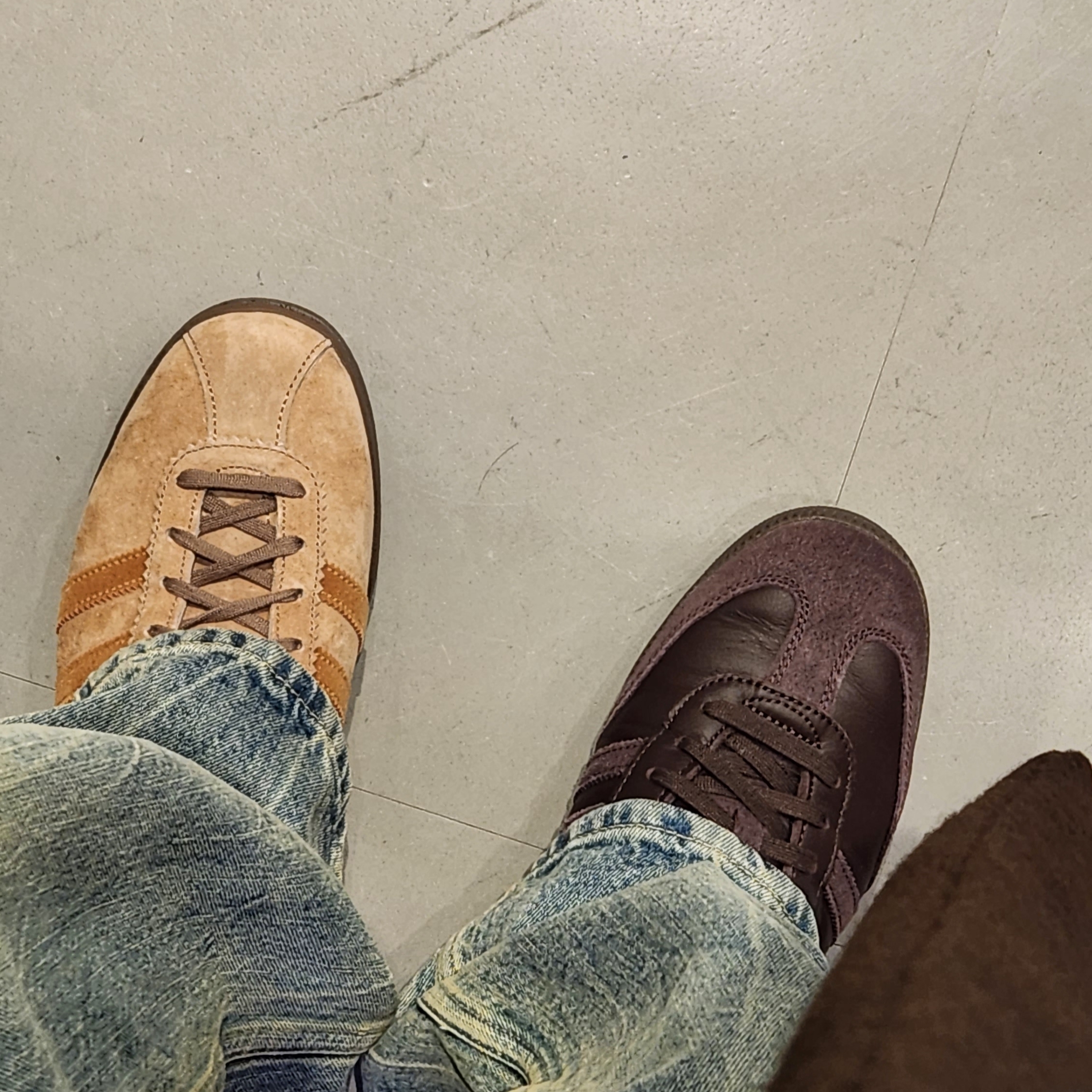 Adidas Tobacco Gruen Mesa Brown Desert 착용 스타일