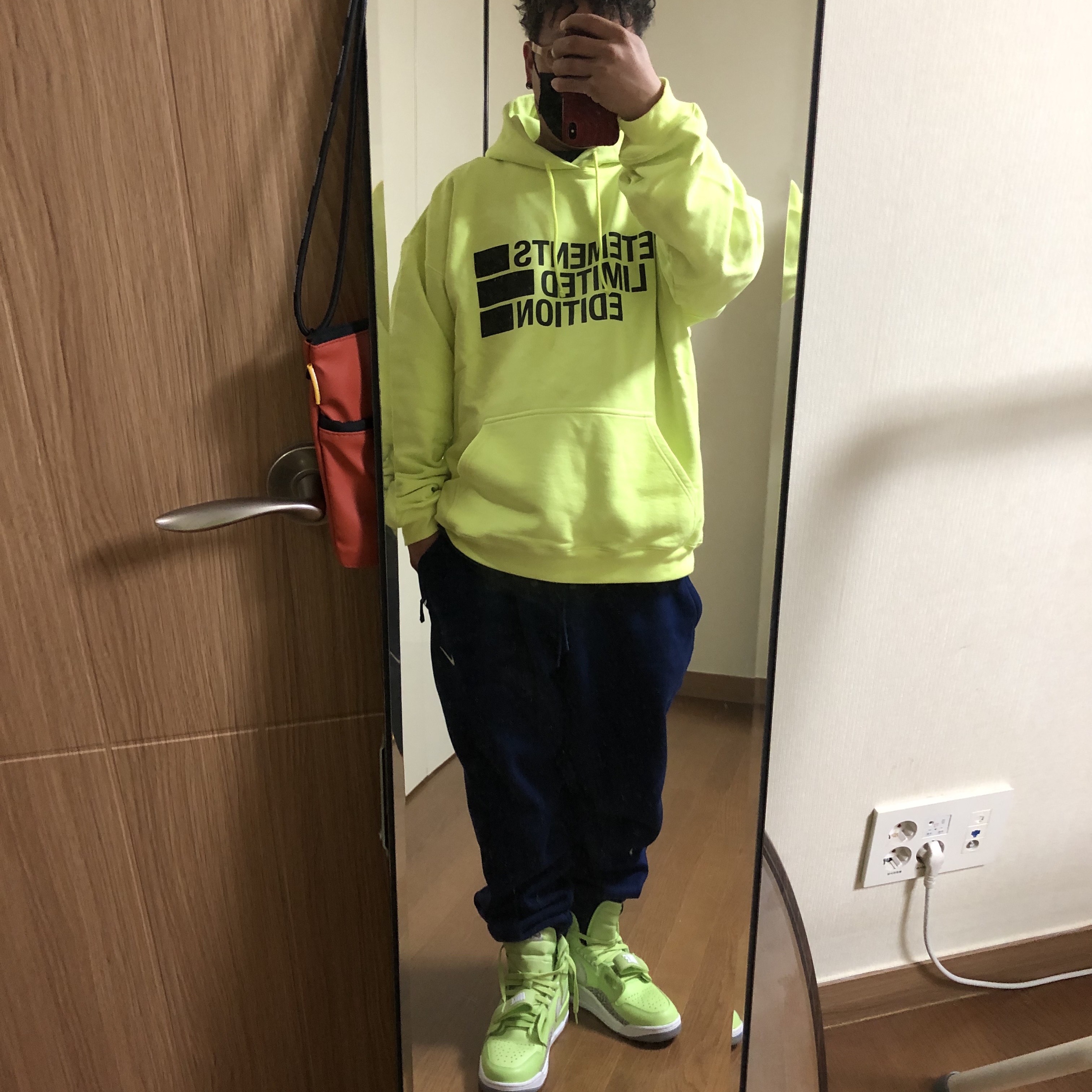 Nike x Drake Nocta Cardinal Stock Essential Fleece Pants Navy - US/EU 착용 스타일 - 3