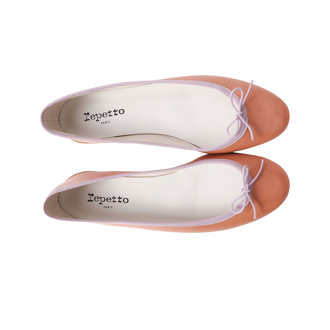 (W) 레페토 산드리옹 램스킨 레더 발레리나 누드 퍼플((W) Repetto Cendrillon Lambskin Leather Ballerinas Nude Purple) - 2