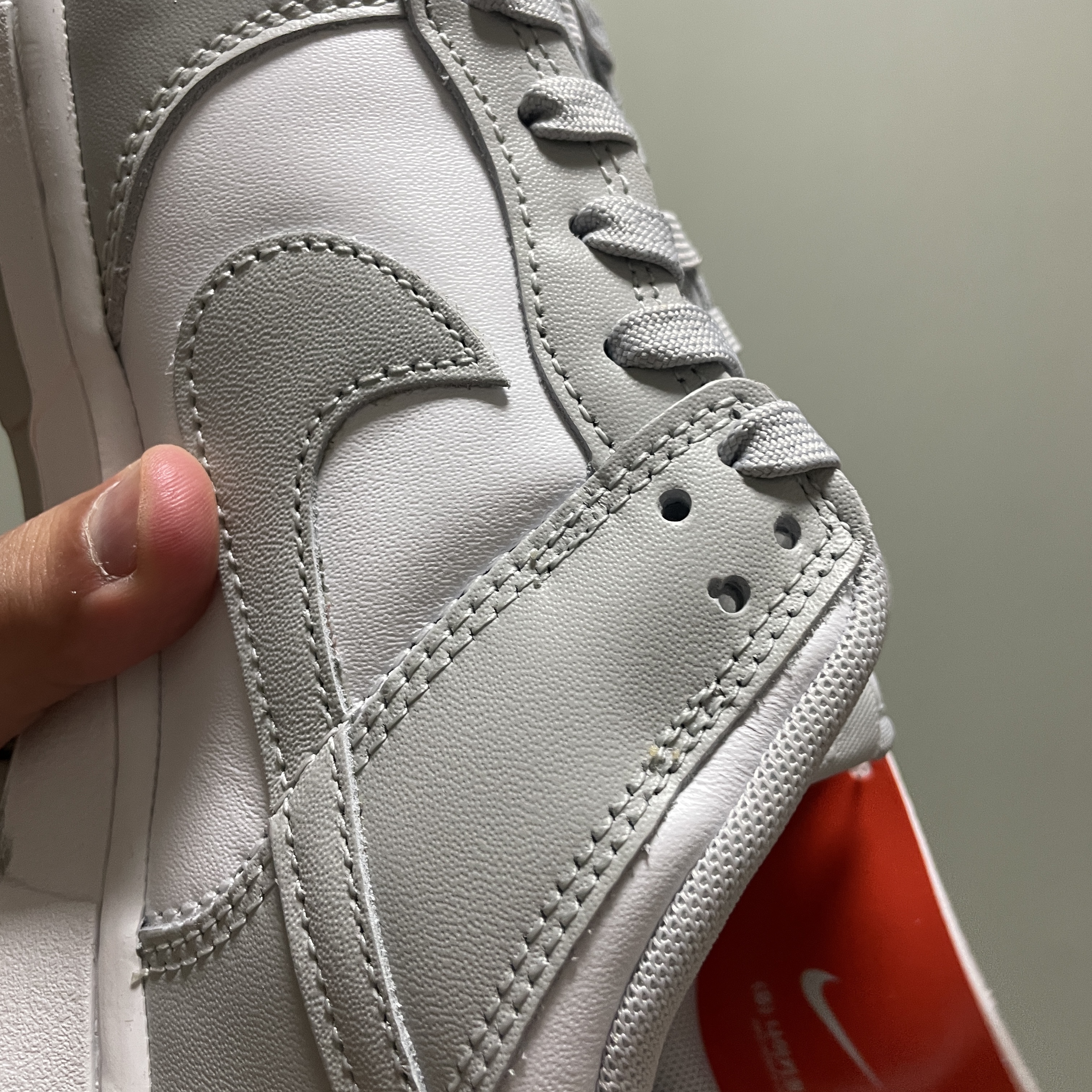 Nike Dunk Low Retro Grey Fog 착용 스타일 - 1