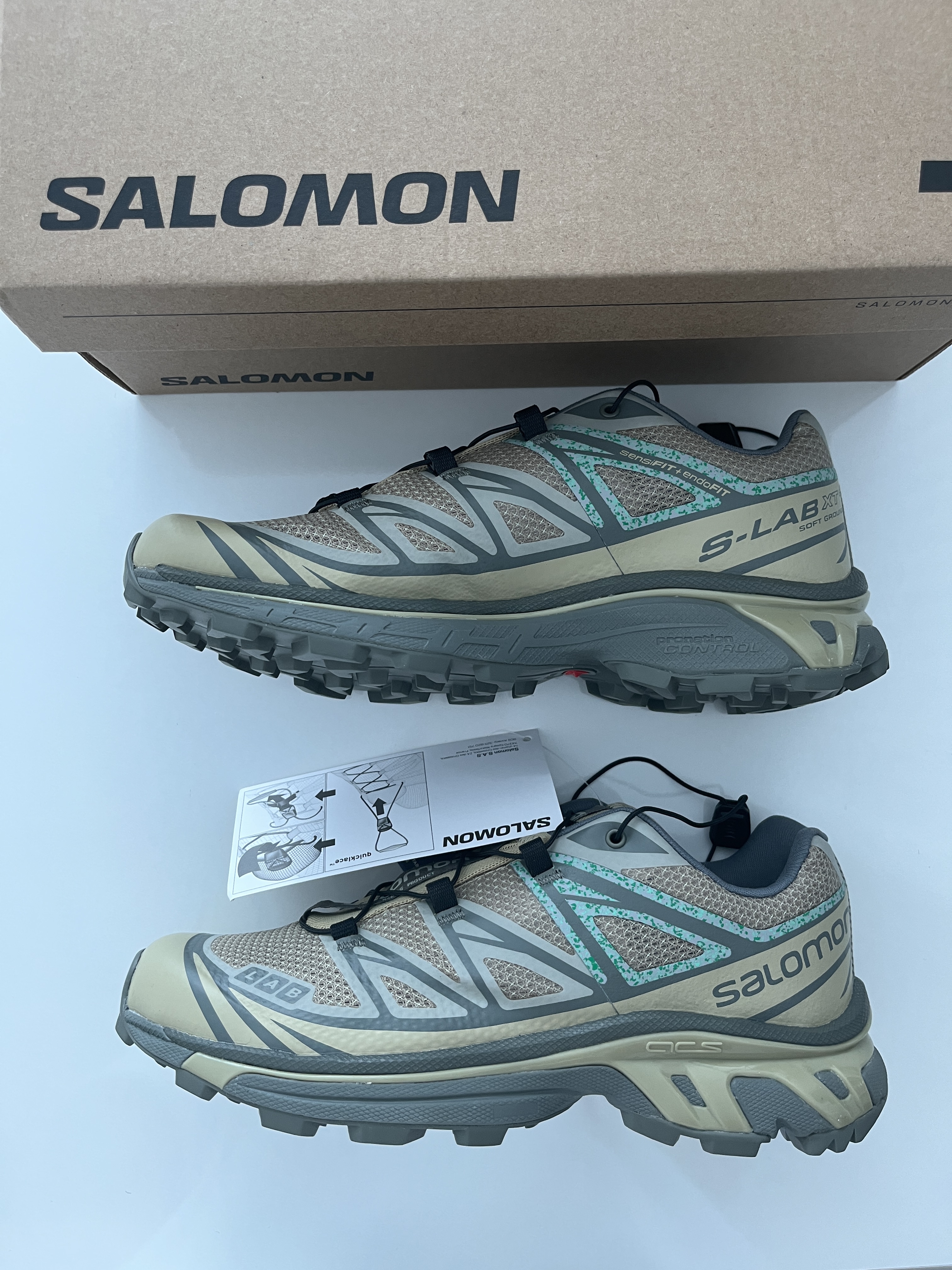 Salomon XT-6 Mindful Grey Green Moss Grey 착용 스타일