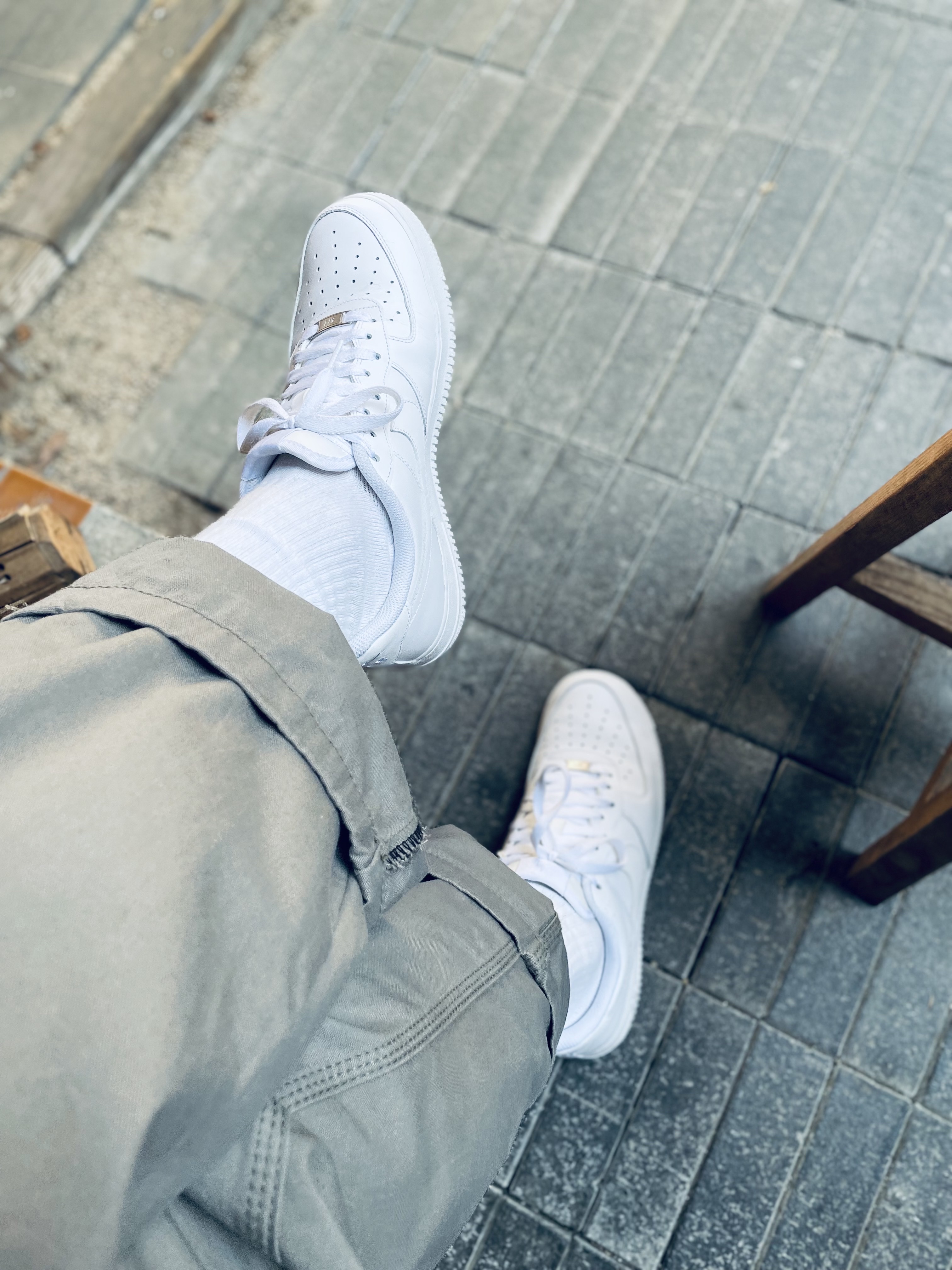 Nike Air Force 1 '07 Low White 착용 스타일