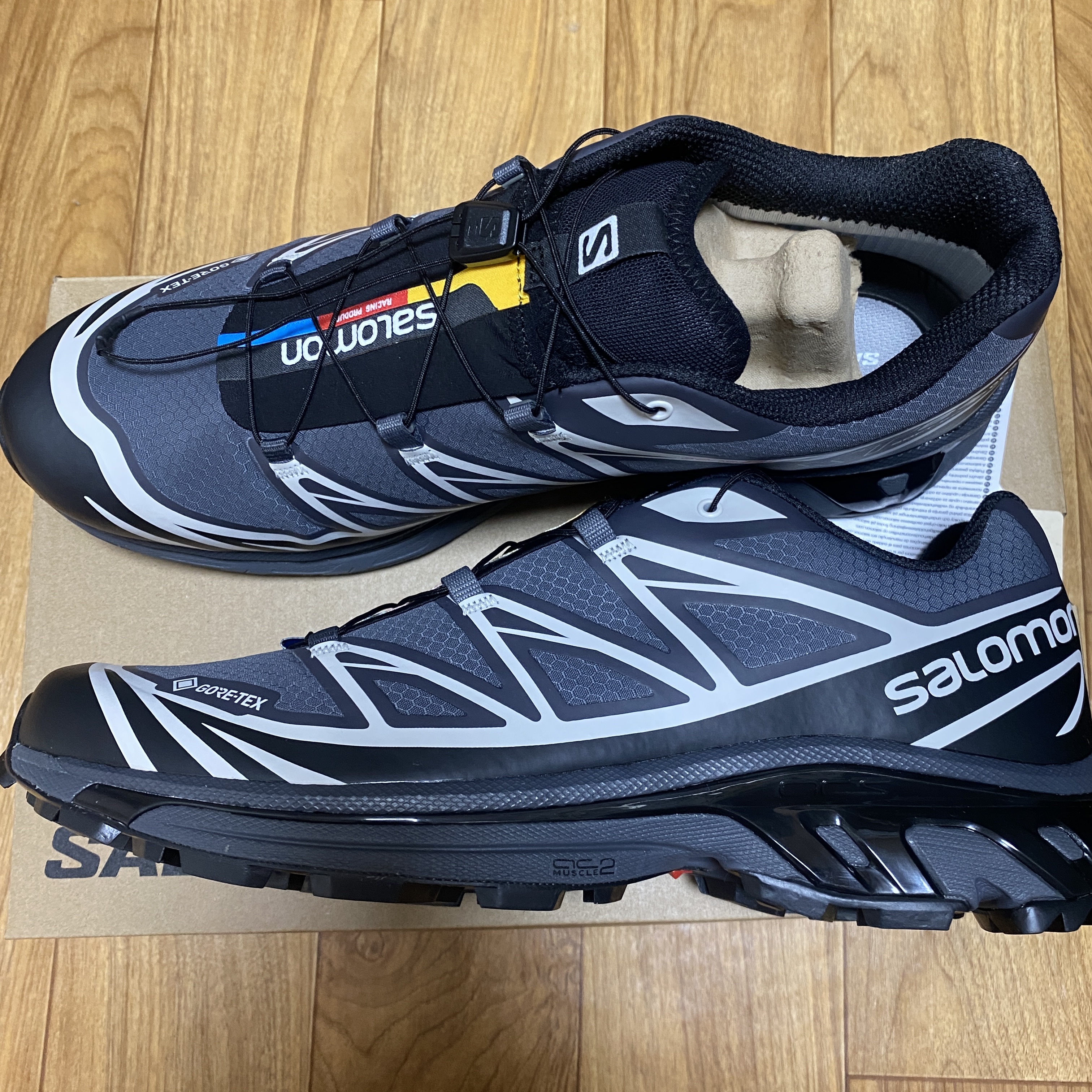 Salomon XT-6 Gore-Tex Black Ebony 착용 스타일