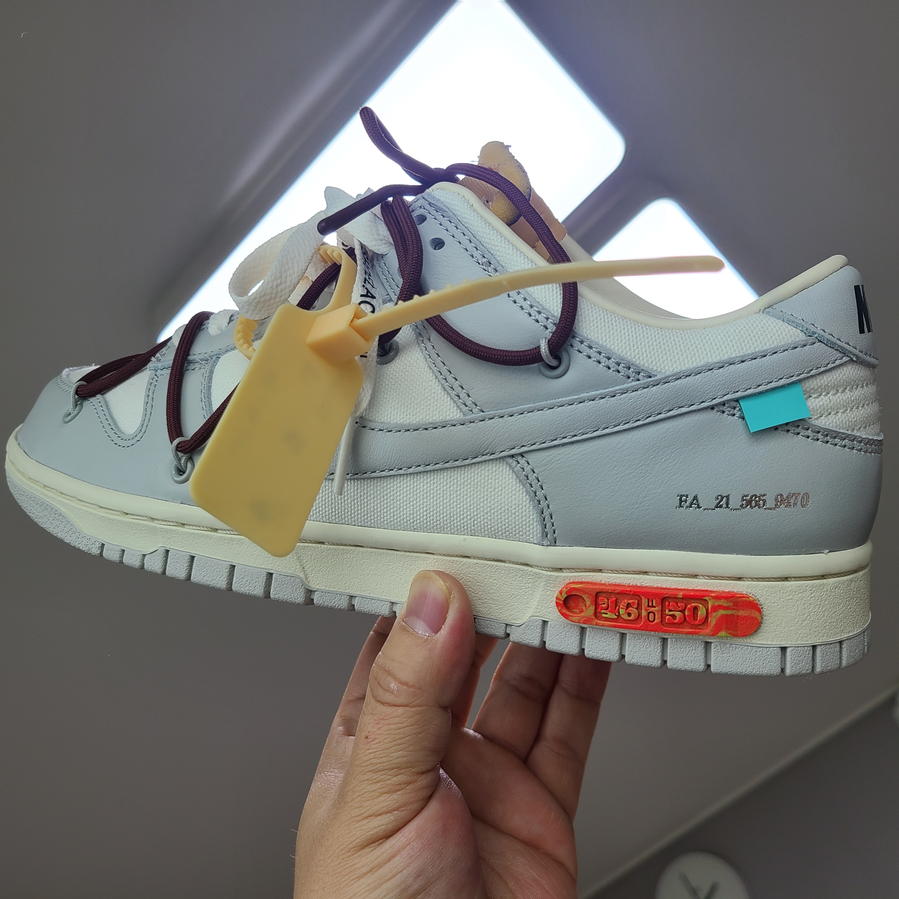Nike x Off-White Dunk Low The 50 - Lot 46 착용 스타일