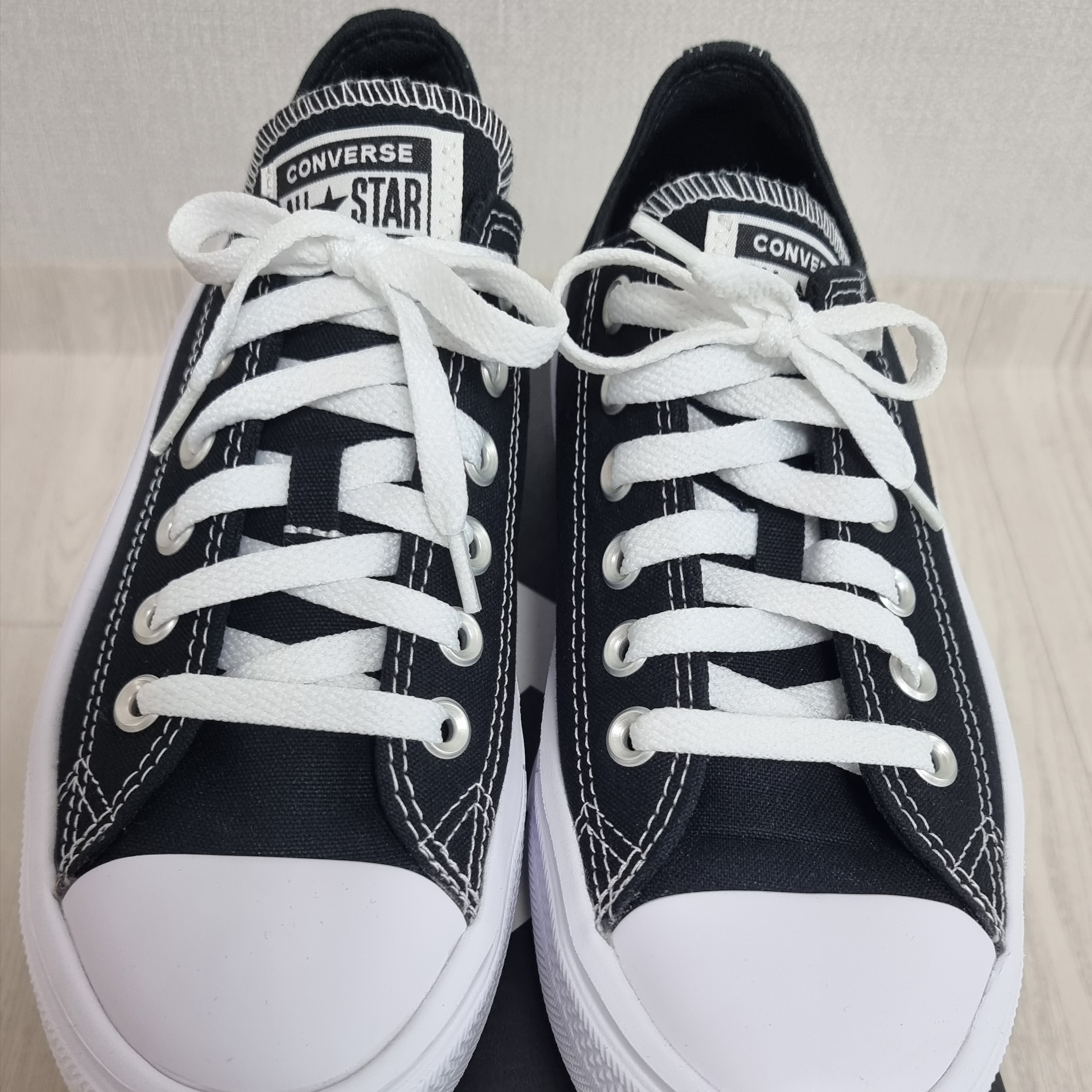 (W) Converse Chuck Taylor All Star Move Ox Black 착용 스타일 - 3