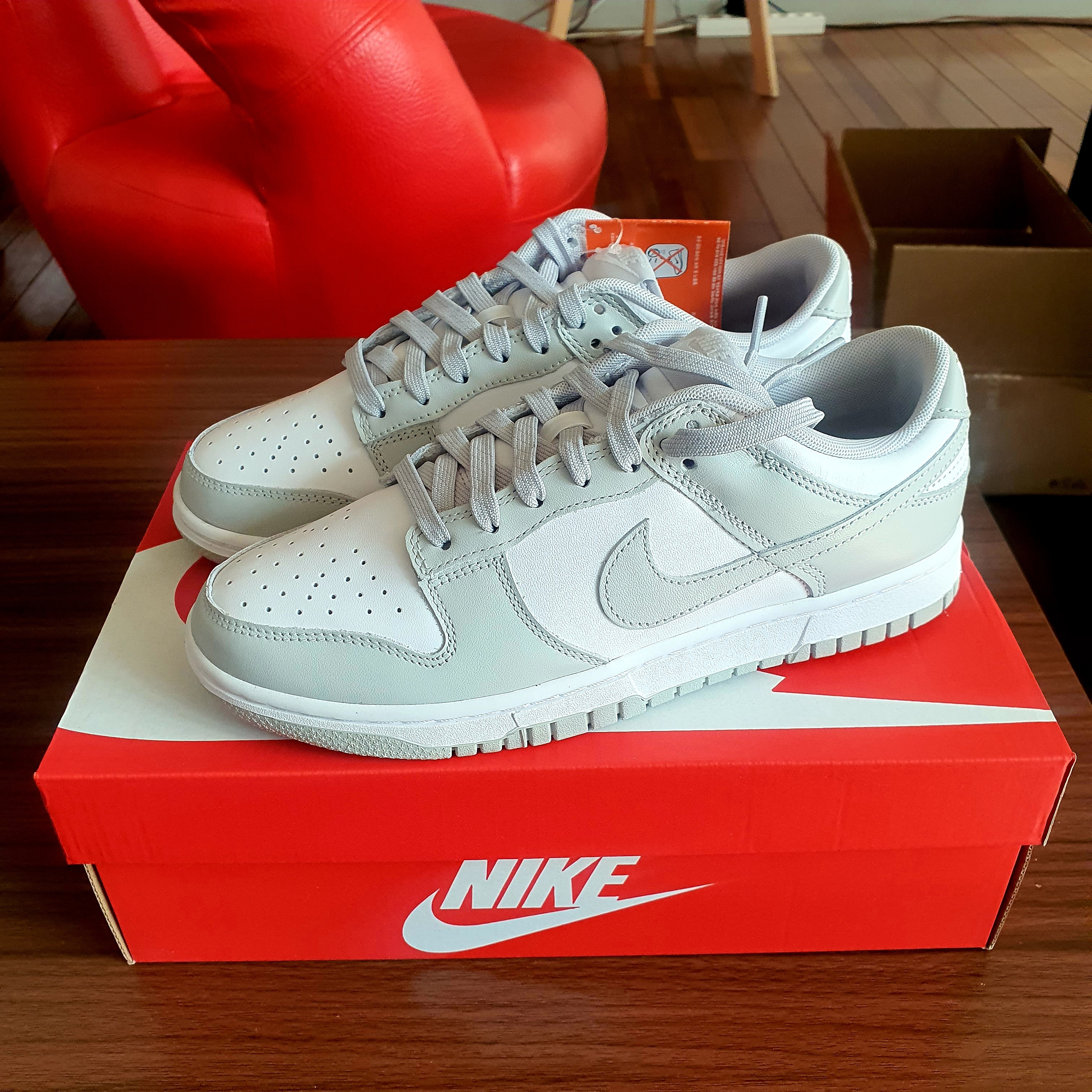 Nike Dunk Low Retro Grey Fog 착용 스타일 - 1