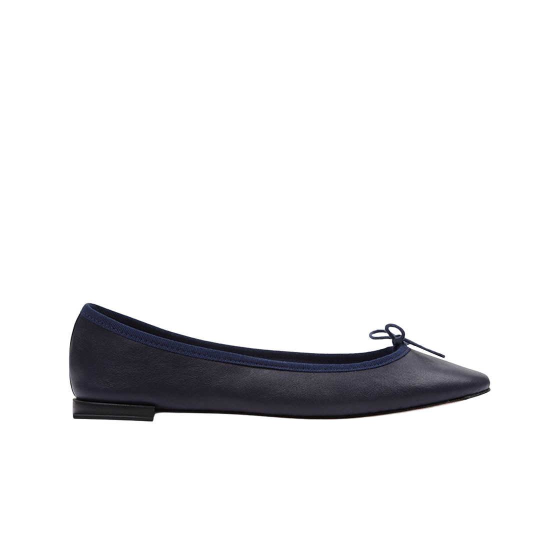 (W) 레페토 산드리옹 나파 카프스킨 발레리나 다크 블루((W) Repetto Cendrillon Nappa Calfskin Ballerinas Dark Blue) - 1